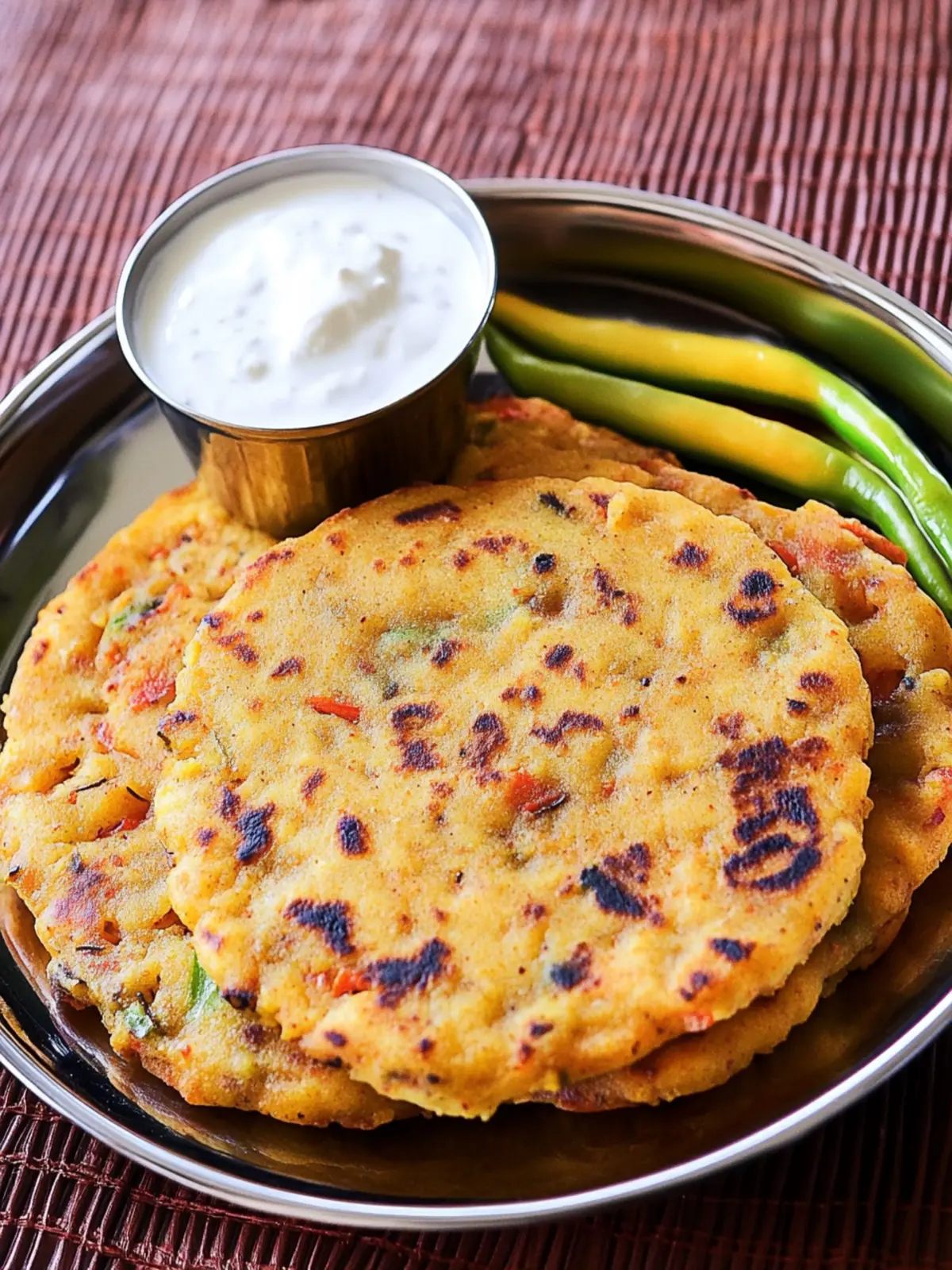 Gajar Mooli Wali Makki ki Roti: Comforting Flatbread Recipe 2 Gajar Mooli Wali Makki ki Roti