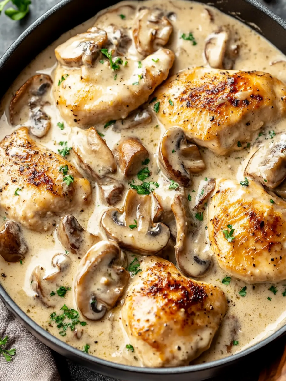 Creamy Mushroom Chicken: Quick Comfort Food for Busy Nights 2 Creamy Mushroom Chicken