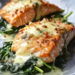 Baked Salmon with Spinach: A Heart-Healthy Delight for Dinner 5 Baked Salmon with Spinach