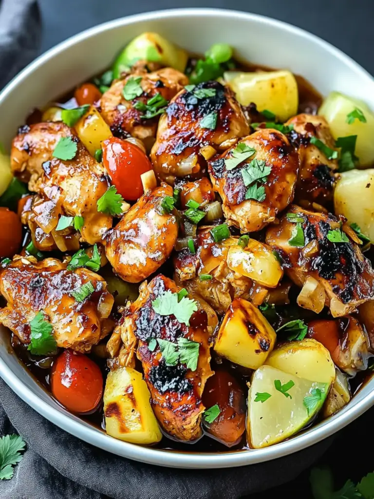 Hawaiian Crockpot Chicken