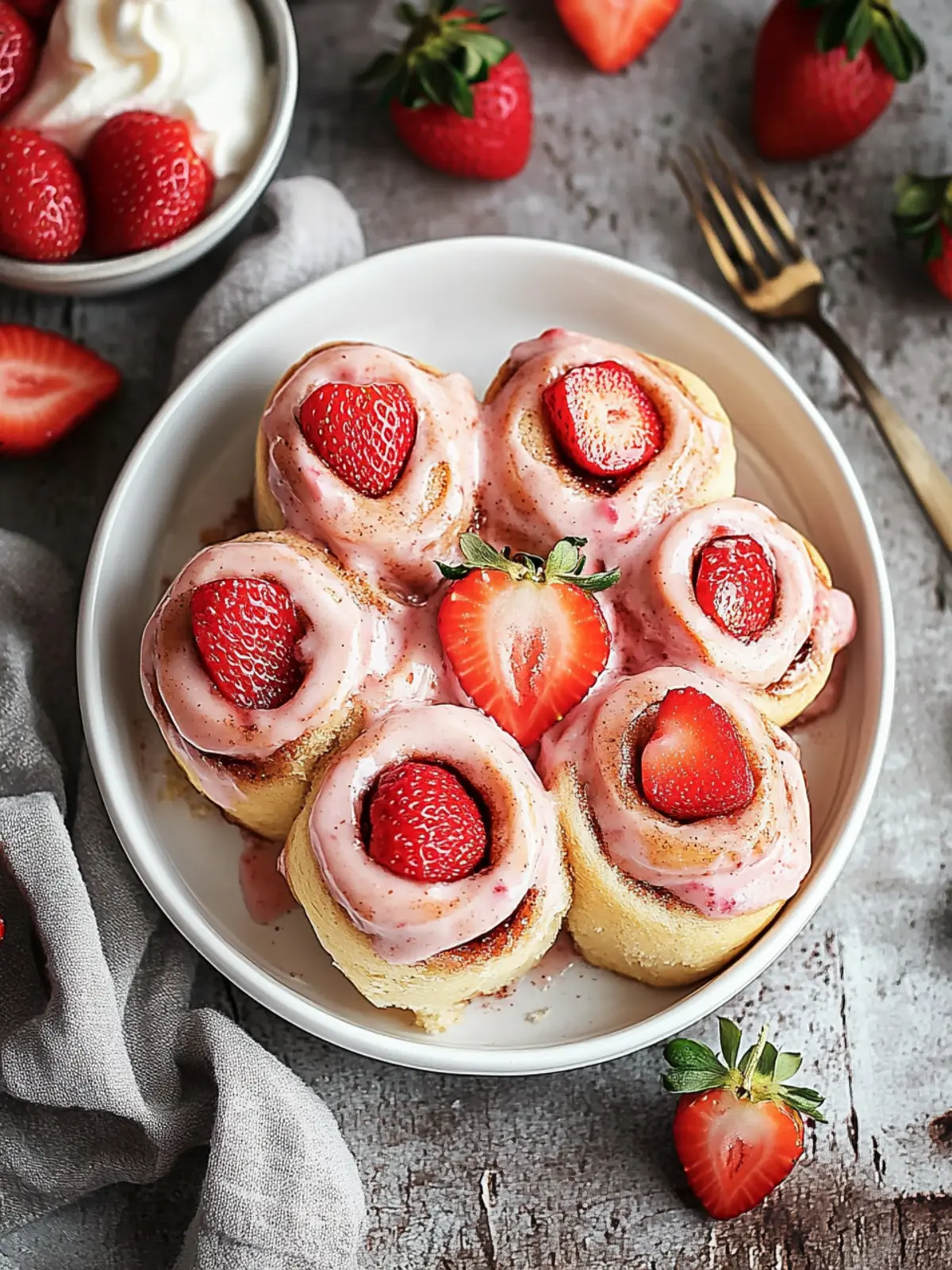Irresistible Strawberry Cinnamon Rolls Everyone Will Love 4 Strawberry Cinnamon Rolls