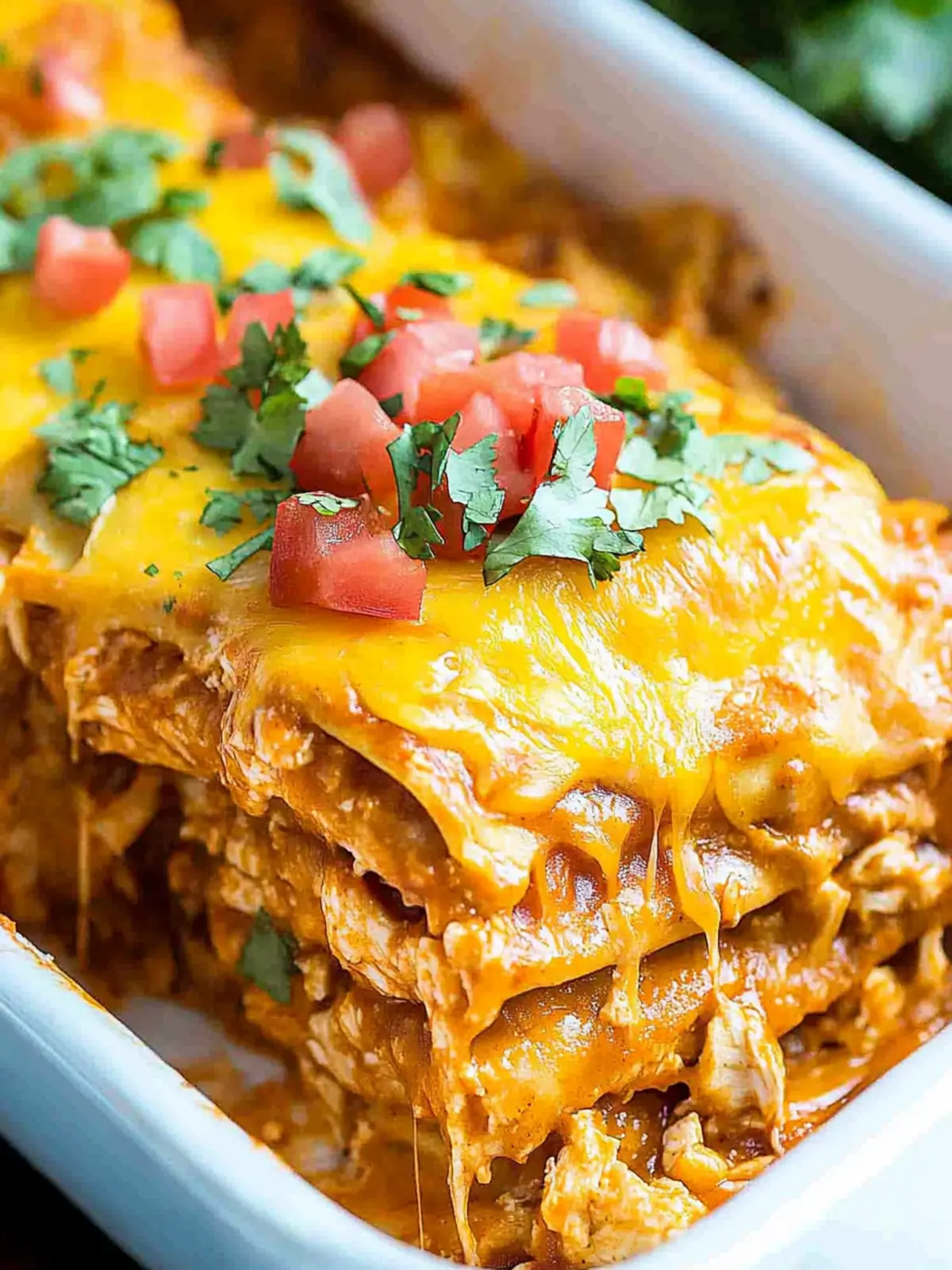 Savory Chicken Enchilada Casserole Your Family Will Crave 2 Chicken Enchilada Casserole