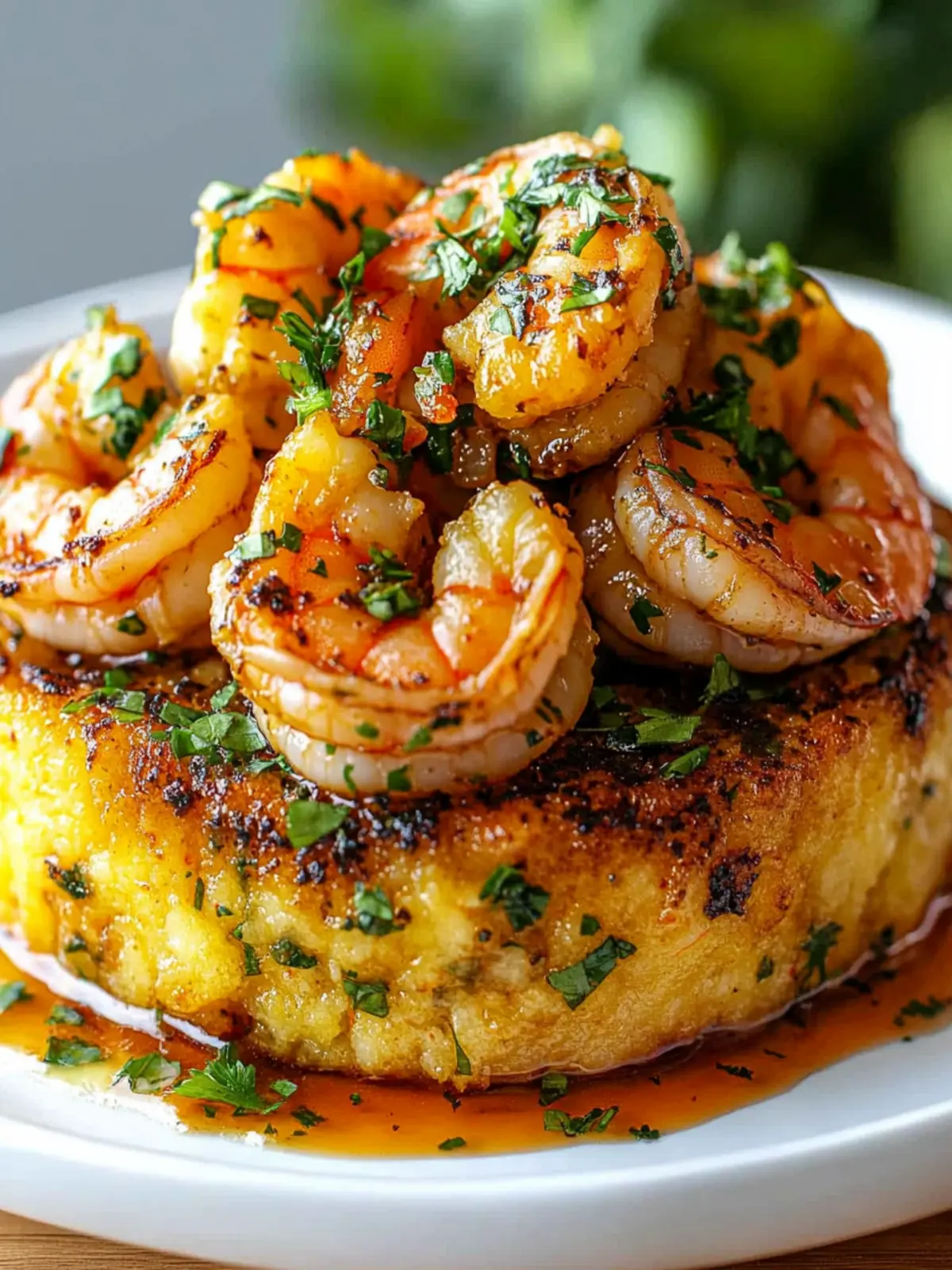Garlic Shrimp Mofongo: A Taste of Puerto Rican Comfort 2 Garlic Shrimp Mofongo