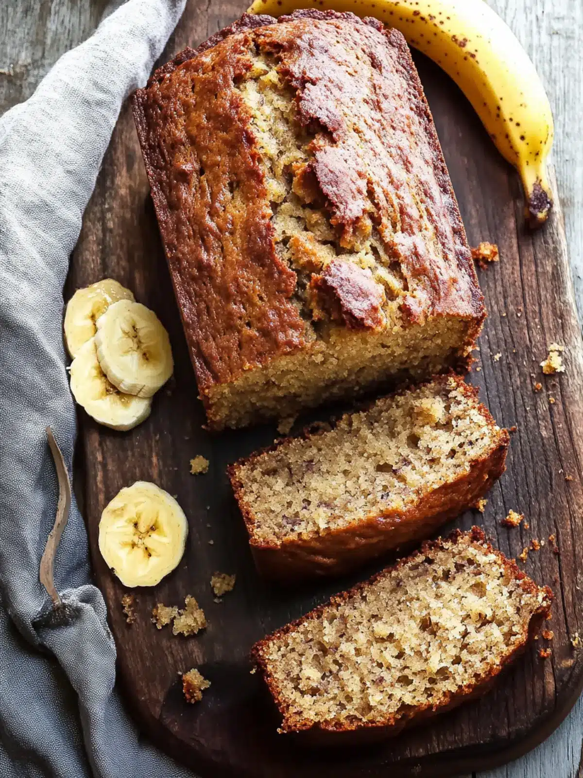 Irresistibly Moist Banana Bread to Savor Every Bite 3 Banana Bread