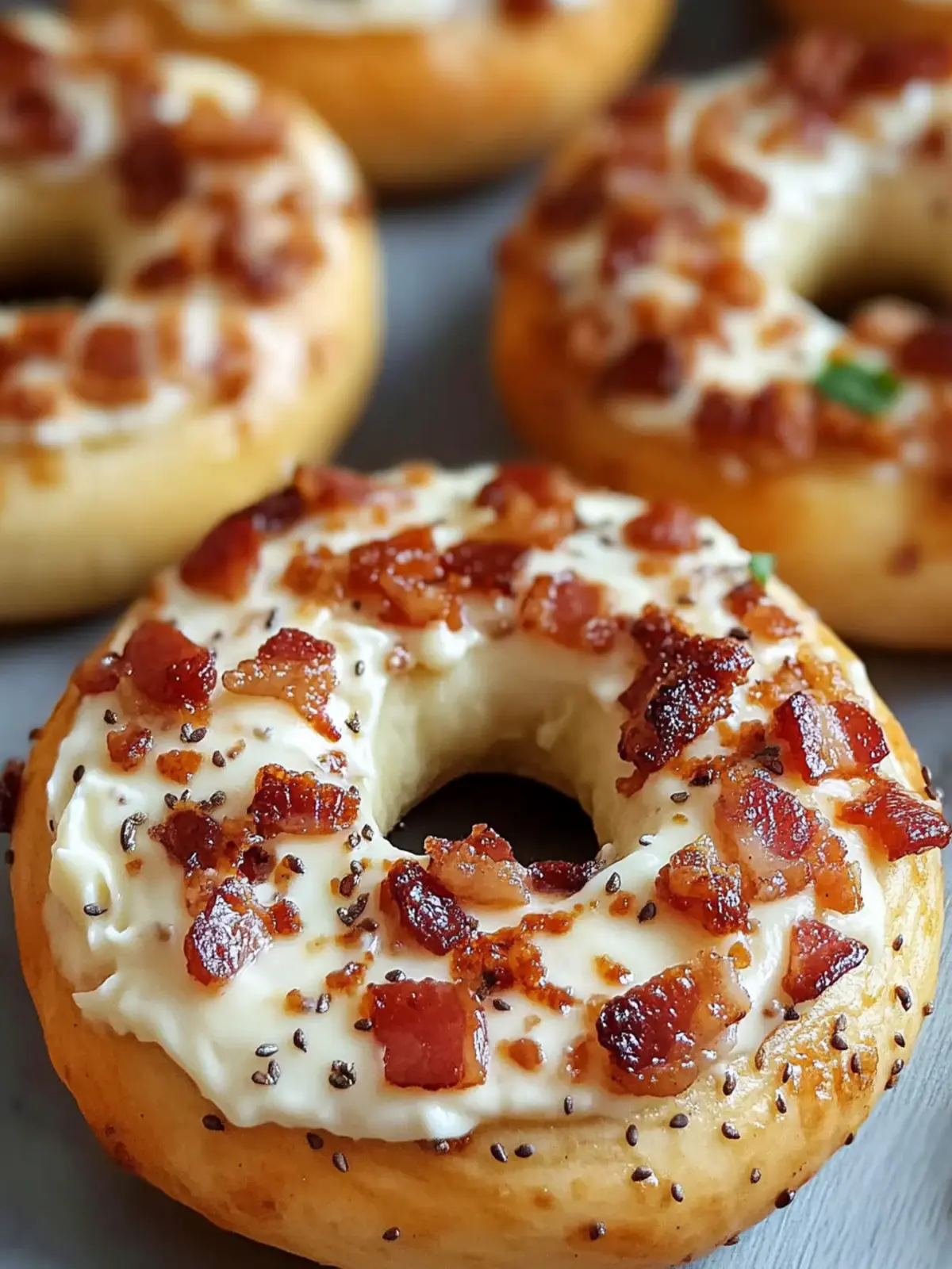 Bacon Cream Cheese Bagels: Your New Breakfast Obsession 3 Bacon Cream Cheese Bagels