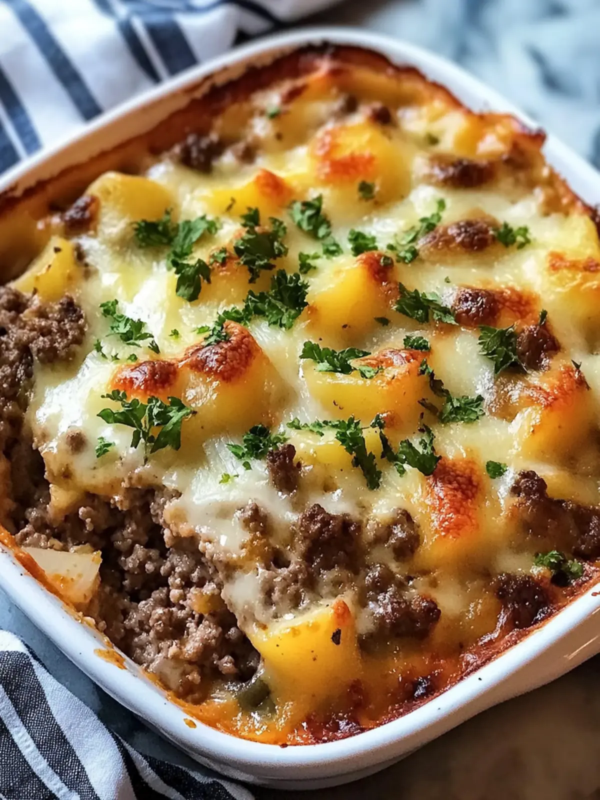Mouthwatering Hobo Casserole with Ground Beef and Potatoes! 3 Hobo Casserole with Ground Beef