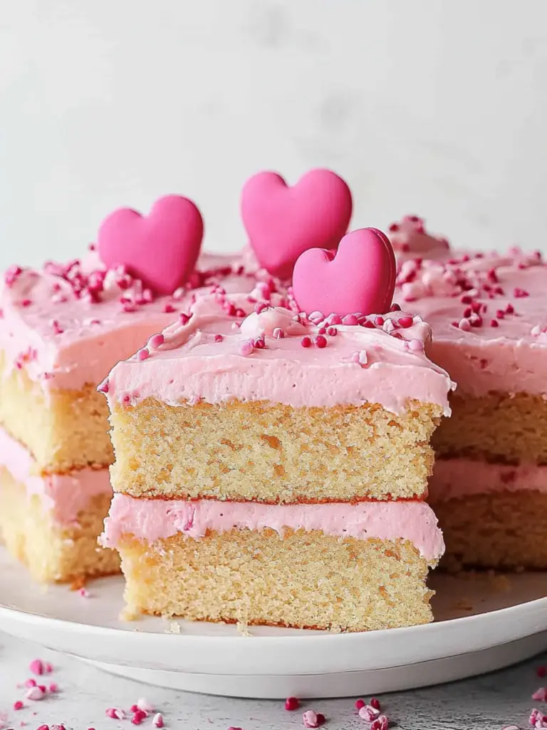 Vegan Valentine’s Day Cake