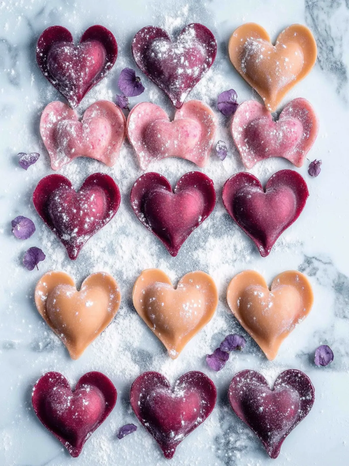 Savory Beet Heart Ravioli: A Romantic Dinner Delight 4 Beet Heart Ravioli