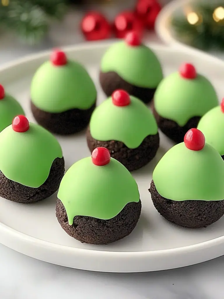 Grinch Oreo Balls
