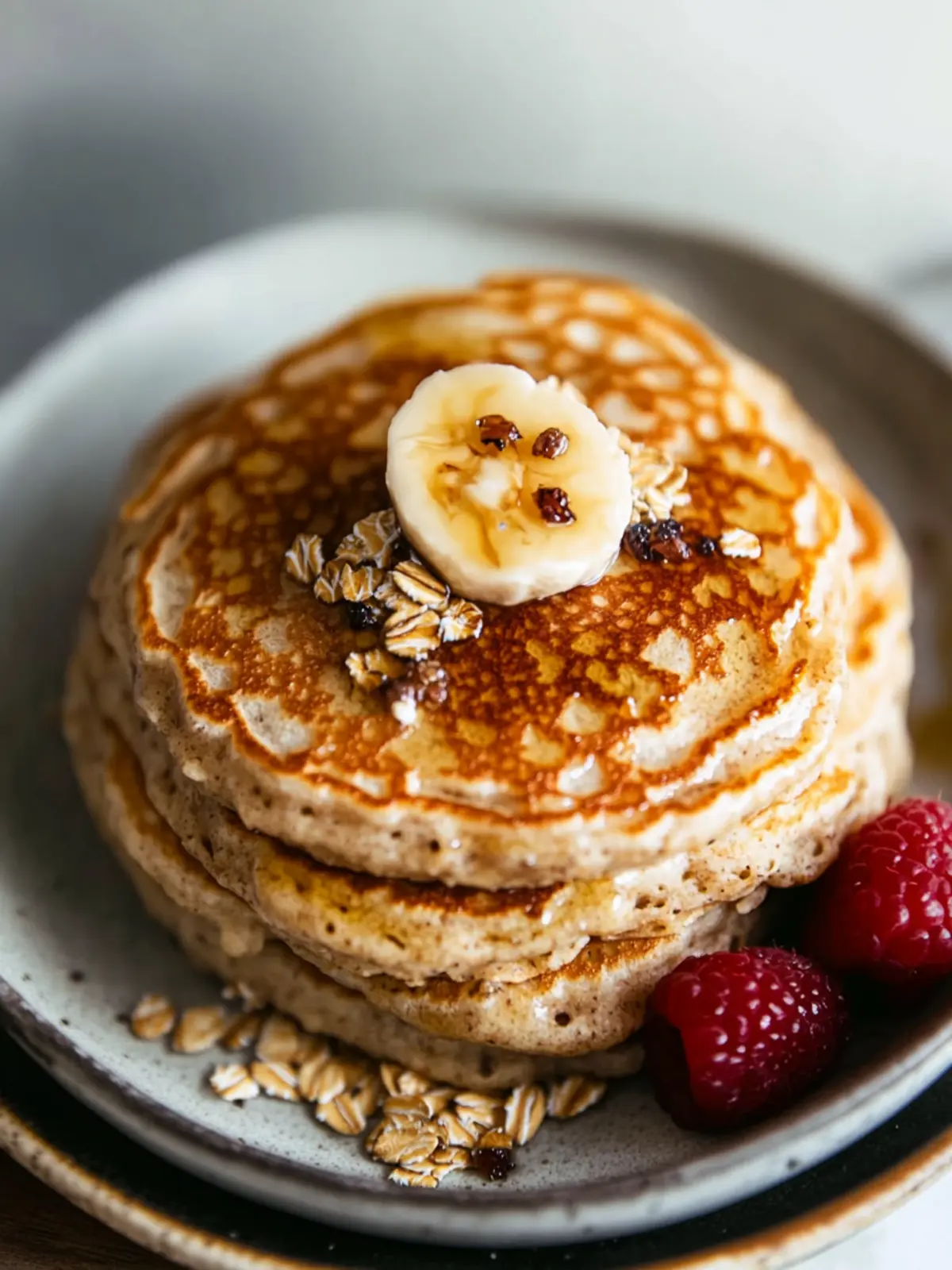 Fluffy Oatmeal Pancakes: A Healthy Breakfast Delight Ready in Minutes 3 Fluffy Oatmeal Pancakes