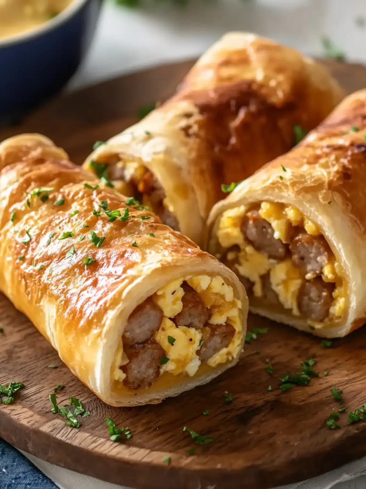 Sausage Egg Breakfast Roll-Ups