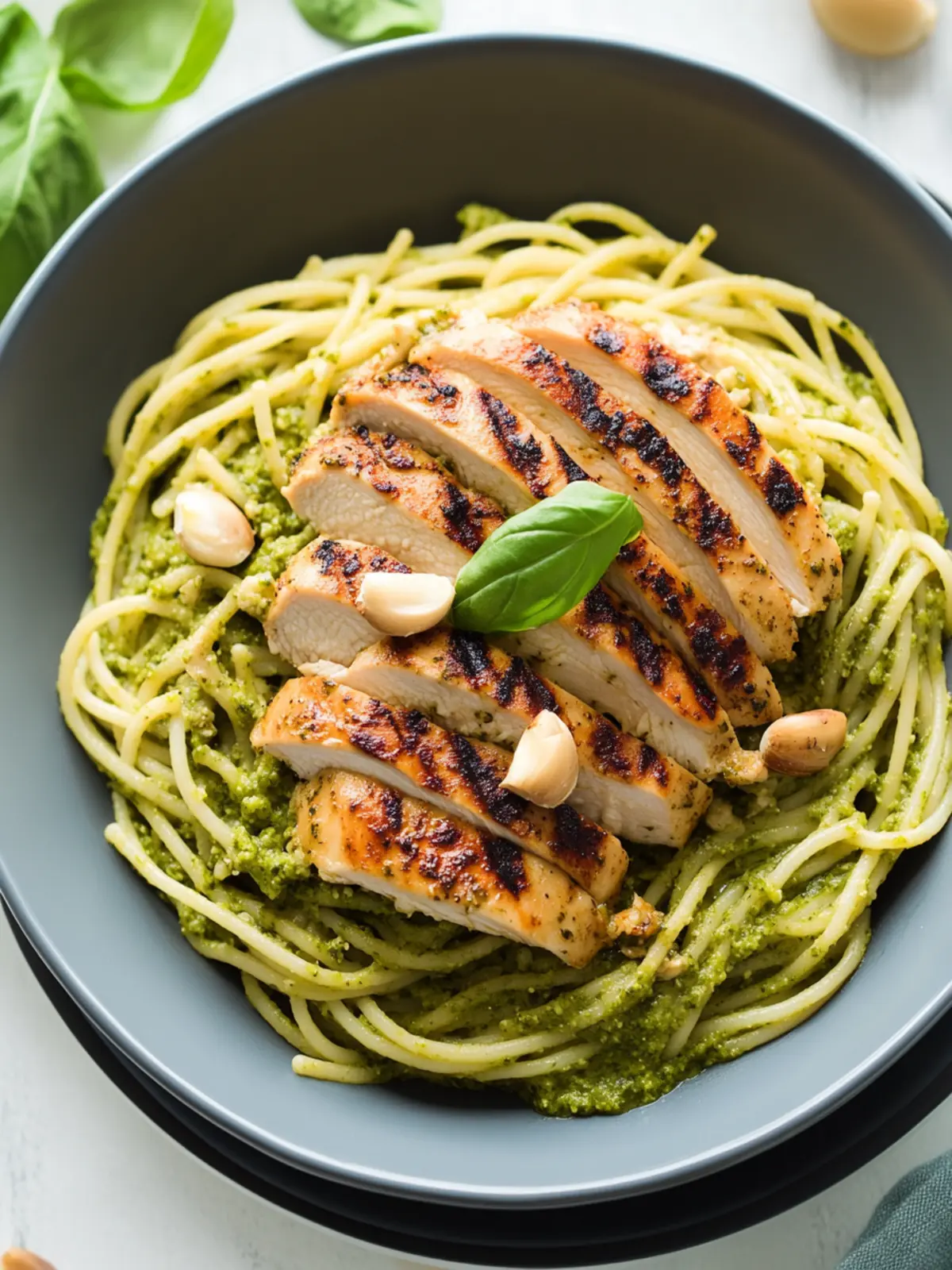 Perfect Pesto Pasta with Grilled Chicken for Cozy Nights 4 Pesto Pasta with Grilled Chicken