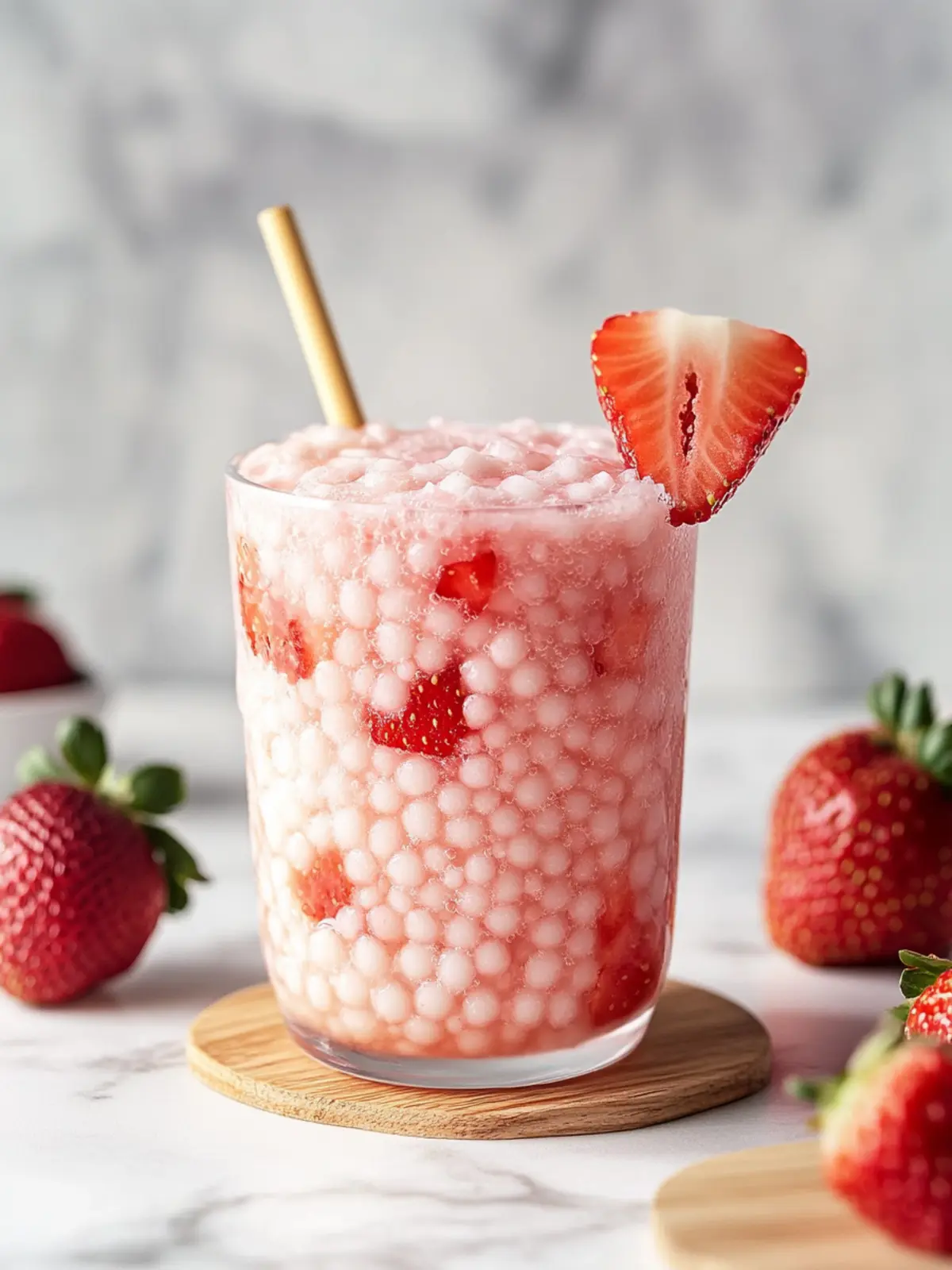 Delightful Strawberry Sago Pudding for Hot Summer Days 5 Strawberry Sago