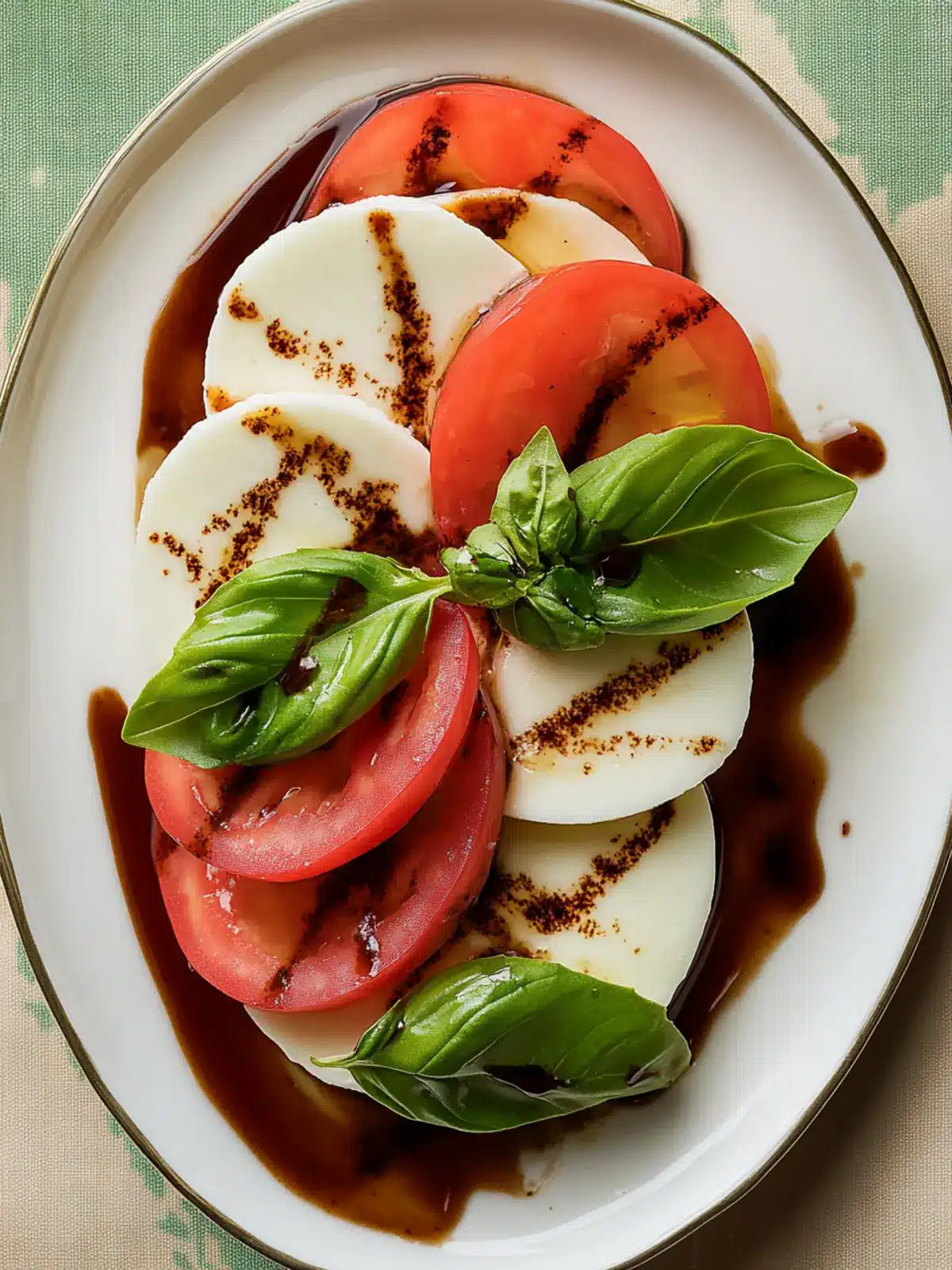 Fresh Caprese Salad with Balsamic Reduction Delight 2 Caprese Salad with Balsamic Reduction