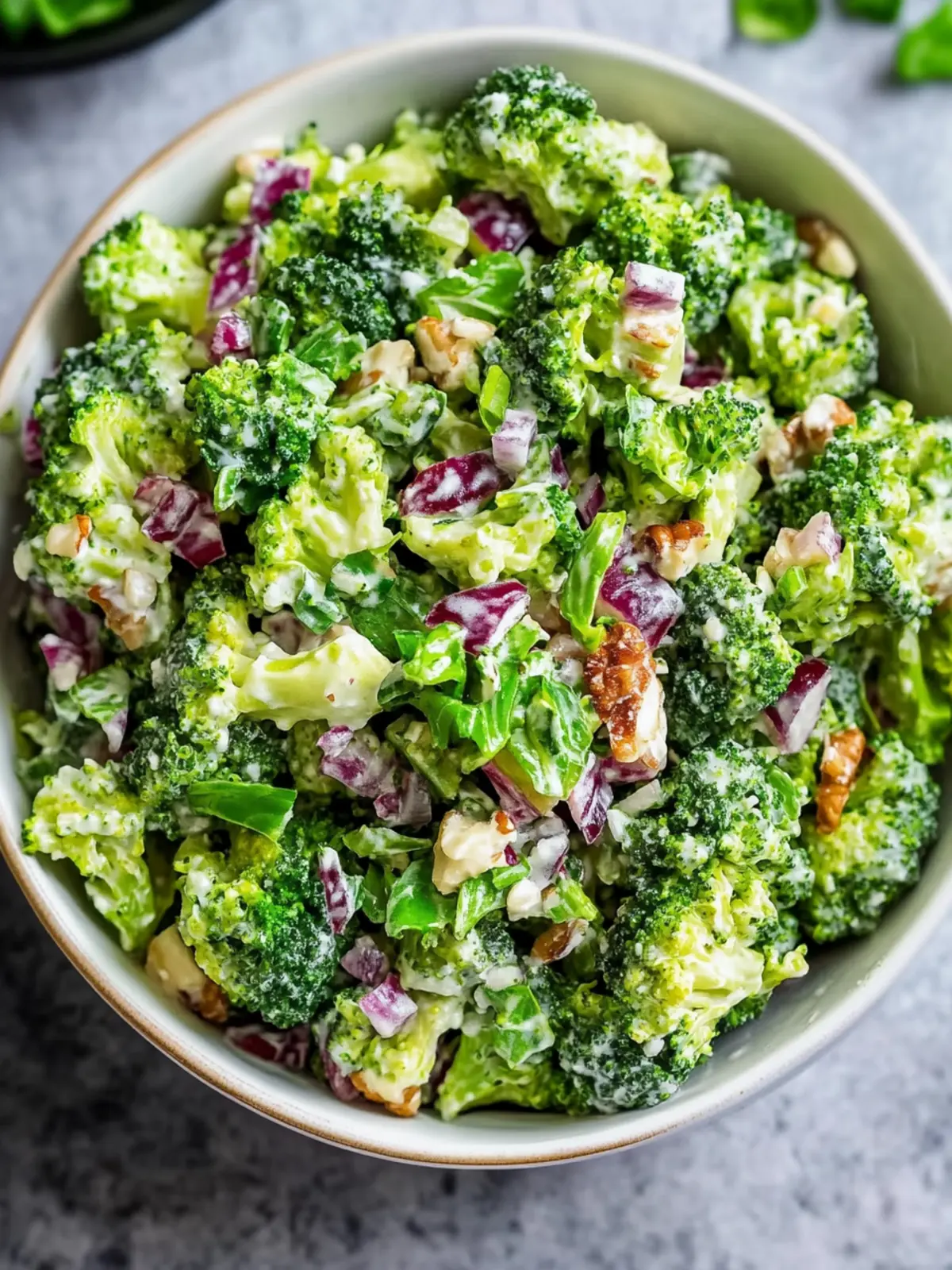 Irresistible Broccoli Salad with Bacon for Effortless Gatherings 2 Broccoli Salad