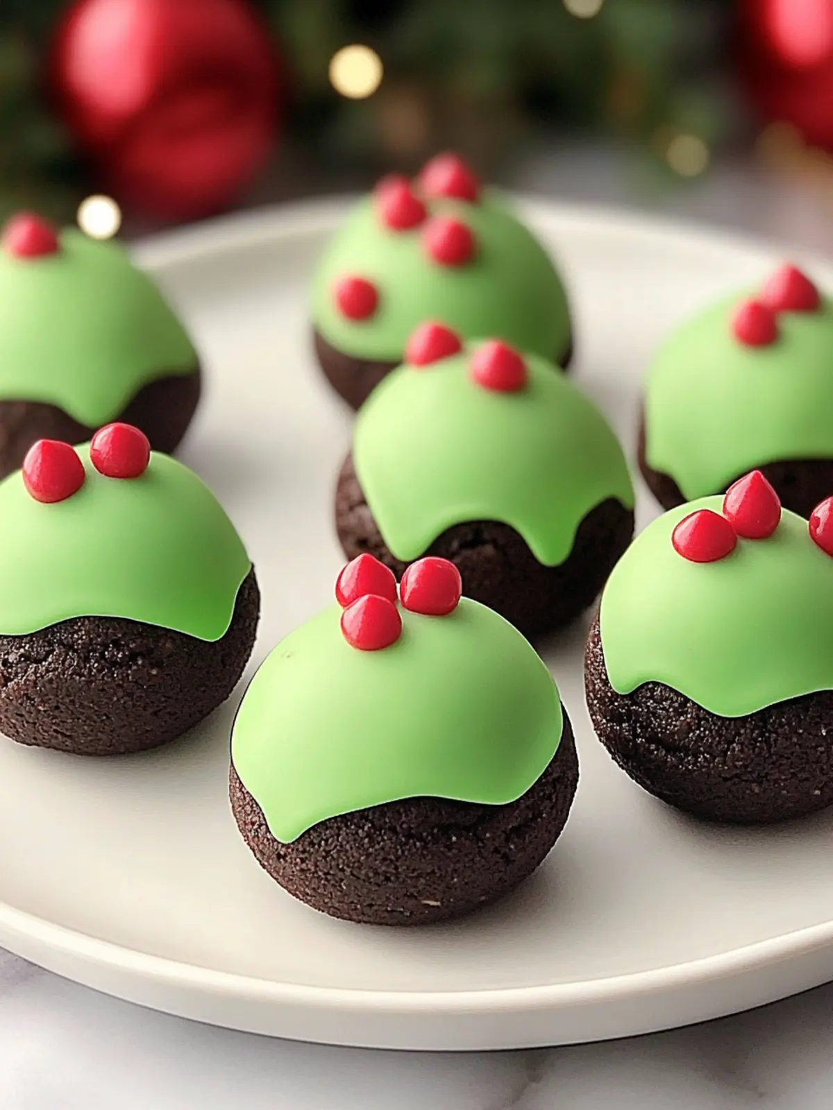 Grinch Oreo Balls: Fun No-Bake Treats for Holiday Cheer 2 Grinch Oreo Balls