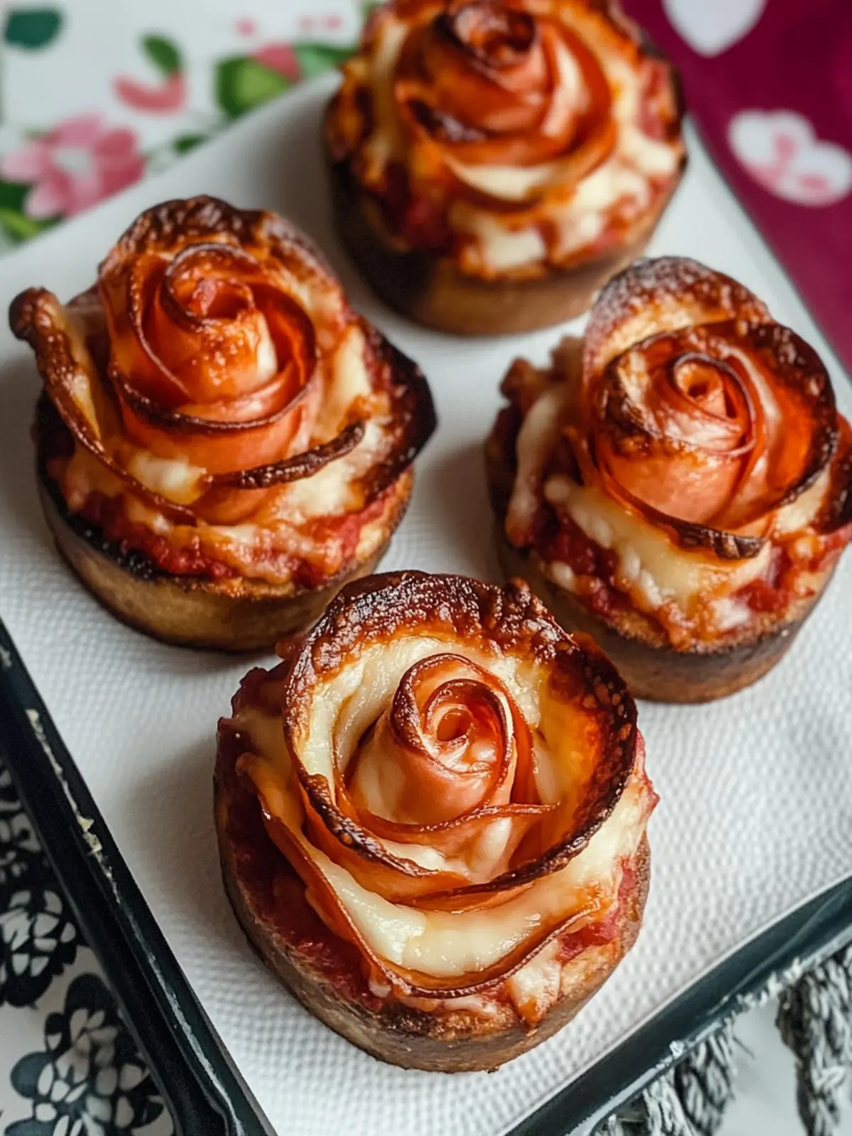 Romantic Pizza Roses for Valentine’s Day to Wow Your Date 4 Pizza Roses for Valentine’s Day