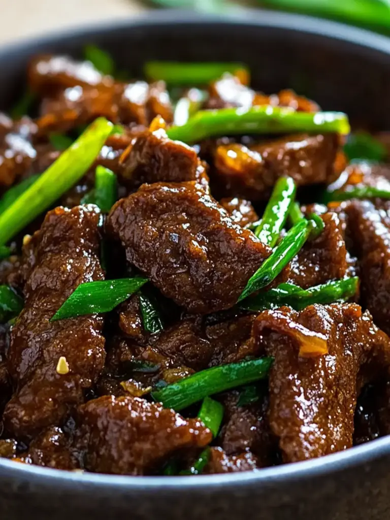 Slow Cooker Mongolian Beef