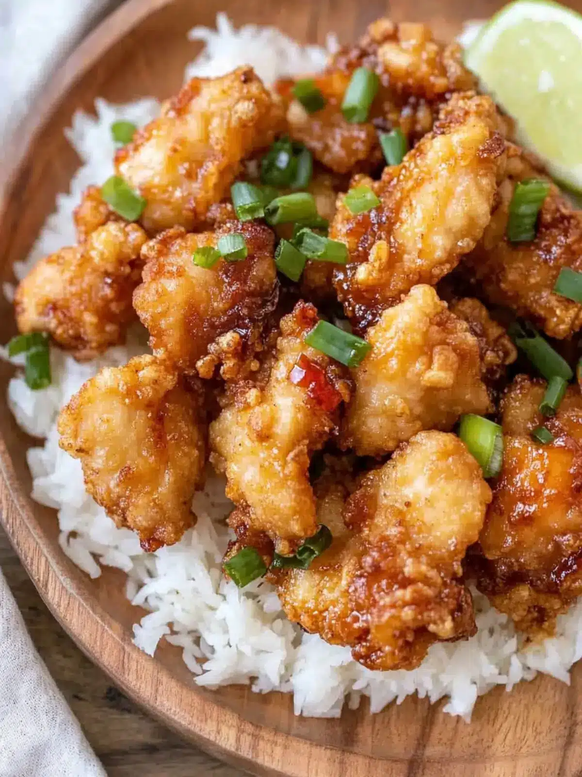 Crispy Hawaiian Garlic Chicken