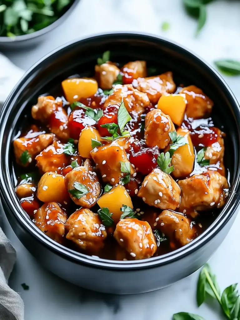 Sweet Hawaiian Crockpot Chicken