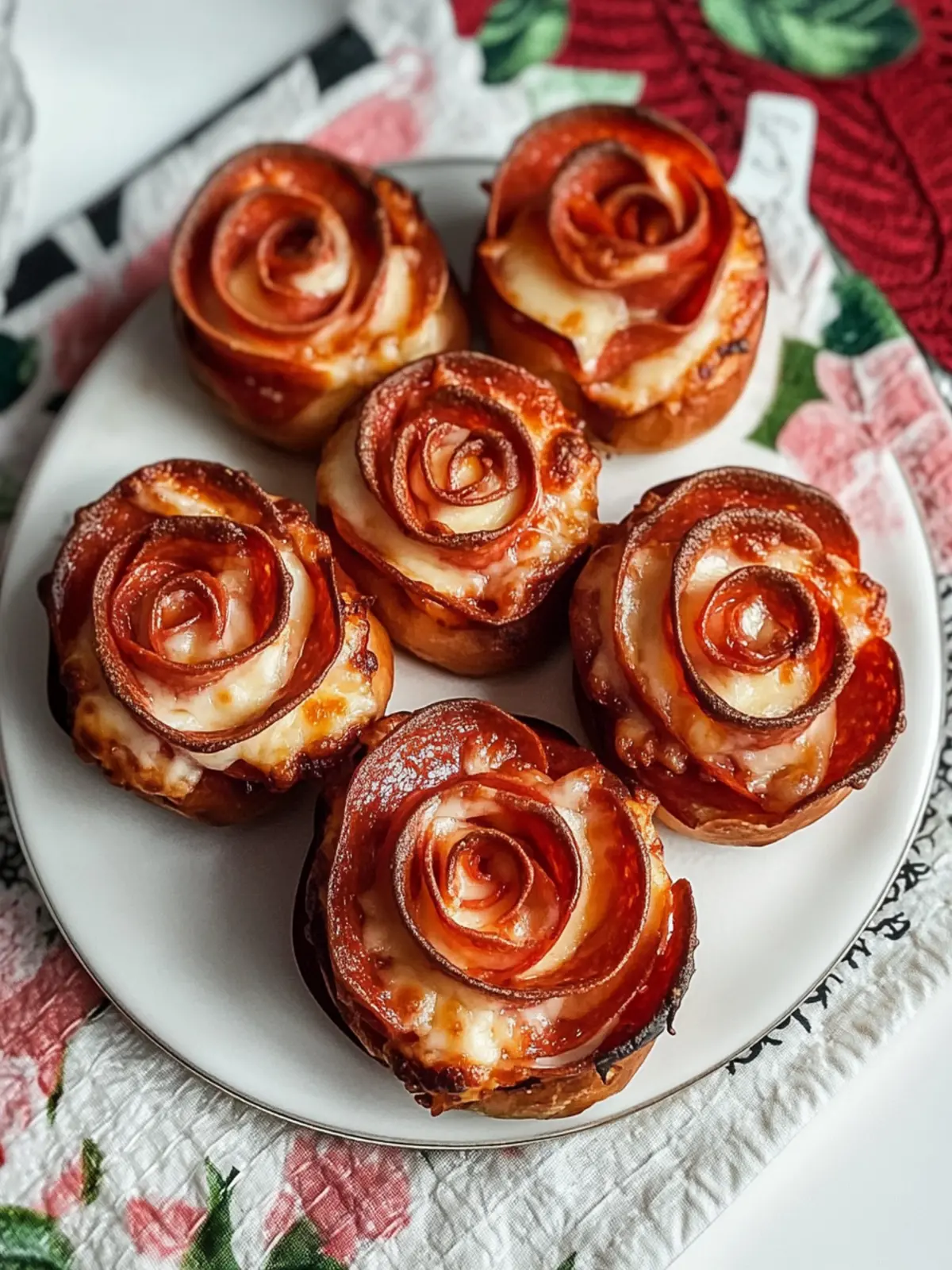 Pizza Roses for Valentine’s Day