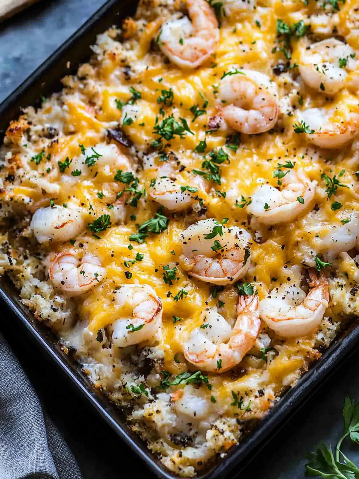Cheesy Shrimp Casserole: A Cozy Family Favorite Delight 5 Cheesy Shrimp Casserole