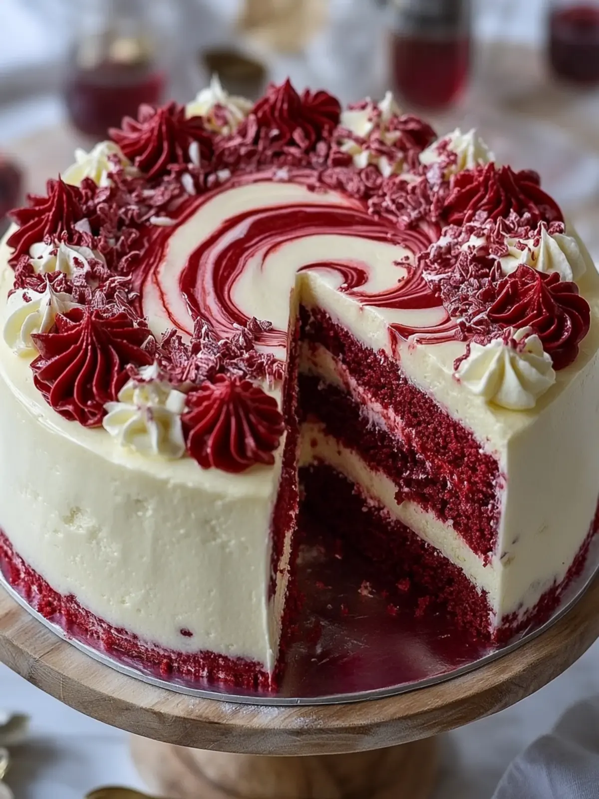 Irresistible Red Velvet Cheesecake Swirl Cake for Every Occasion 4 Red Velvet Cheesecake Swirl Cake