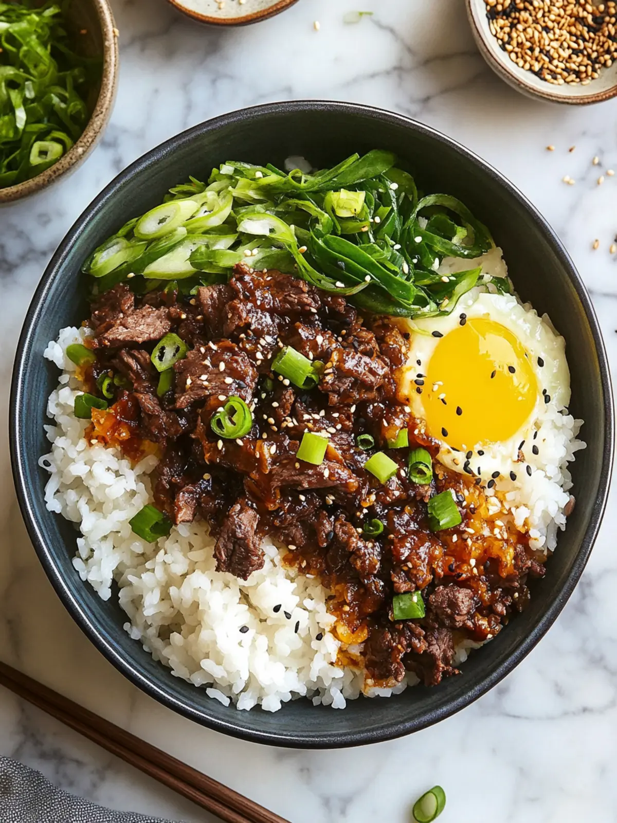 Quick Korean Beef Bowl: Cheater Bulgogi in 15 Minutes! 2 Korean Beef Bowl