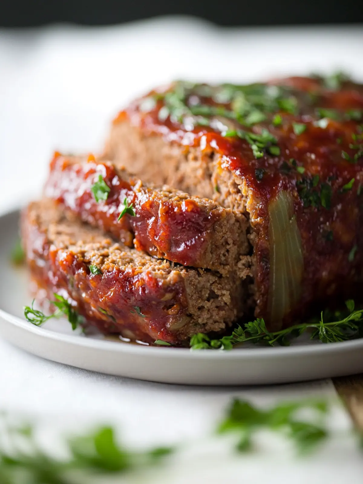 Irresistible Moist Meatloaf Recipe with Sweet Ketchup Glaze 5 Moist Meatloaf