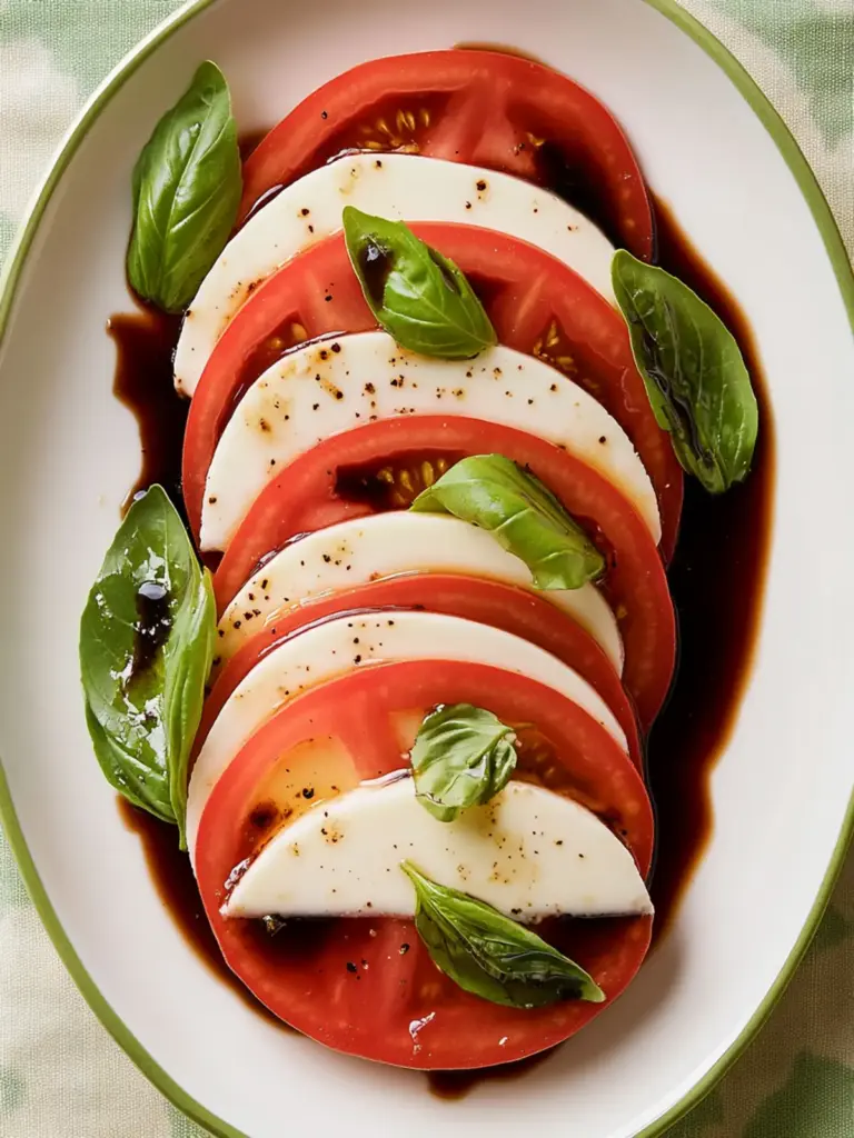 Caprese Salad with Balsamic Reduction