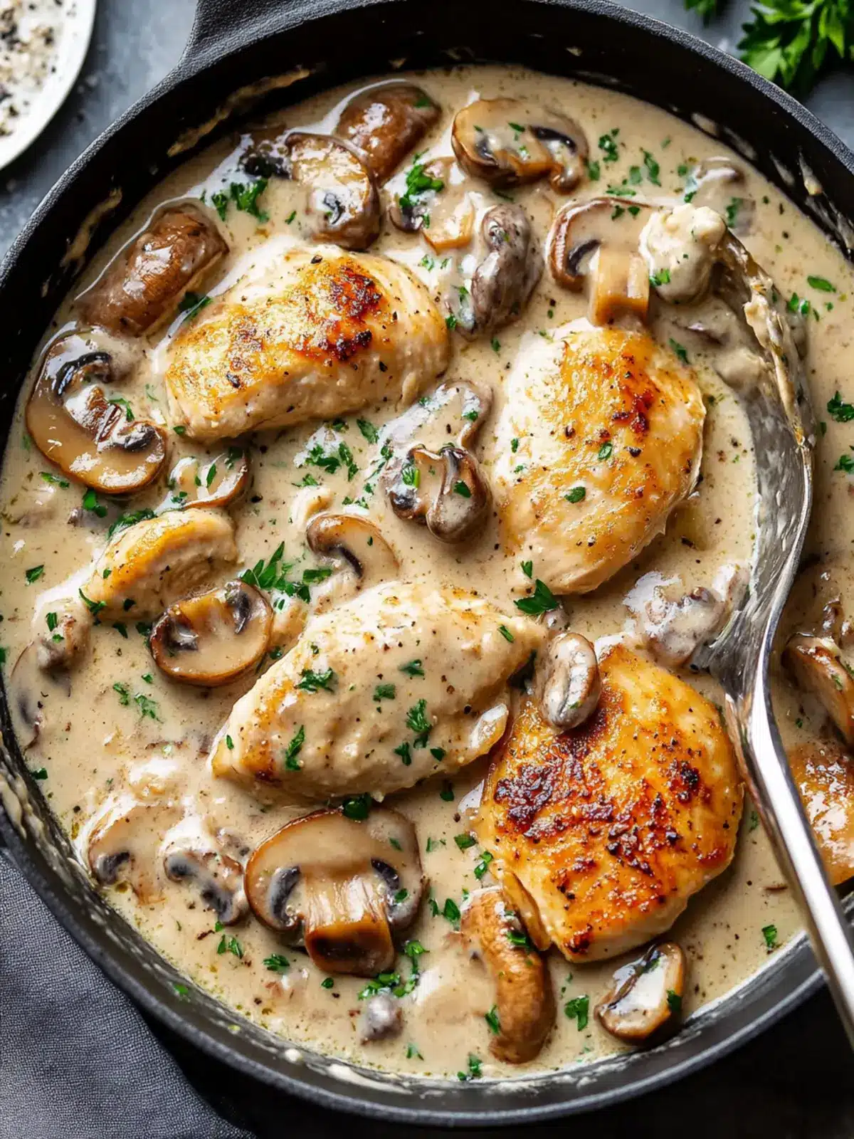 Creamy Mushroom Chicken: Quick Comfort Food for Busy Nights 4 Creamy Mushroom Chicken
