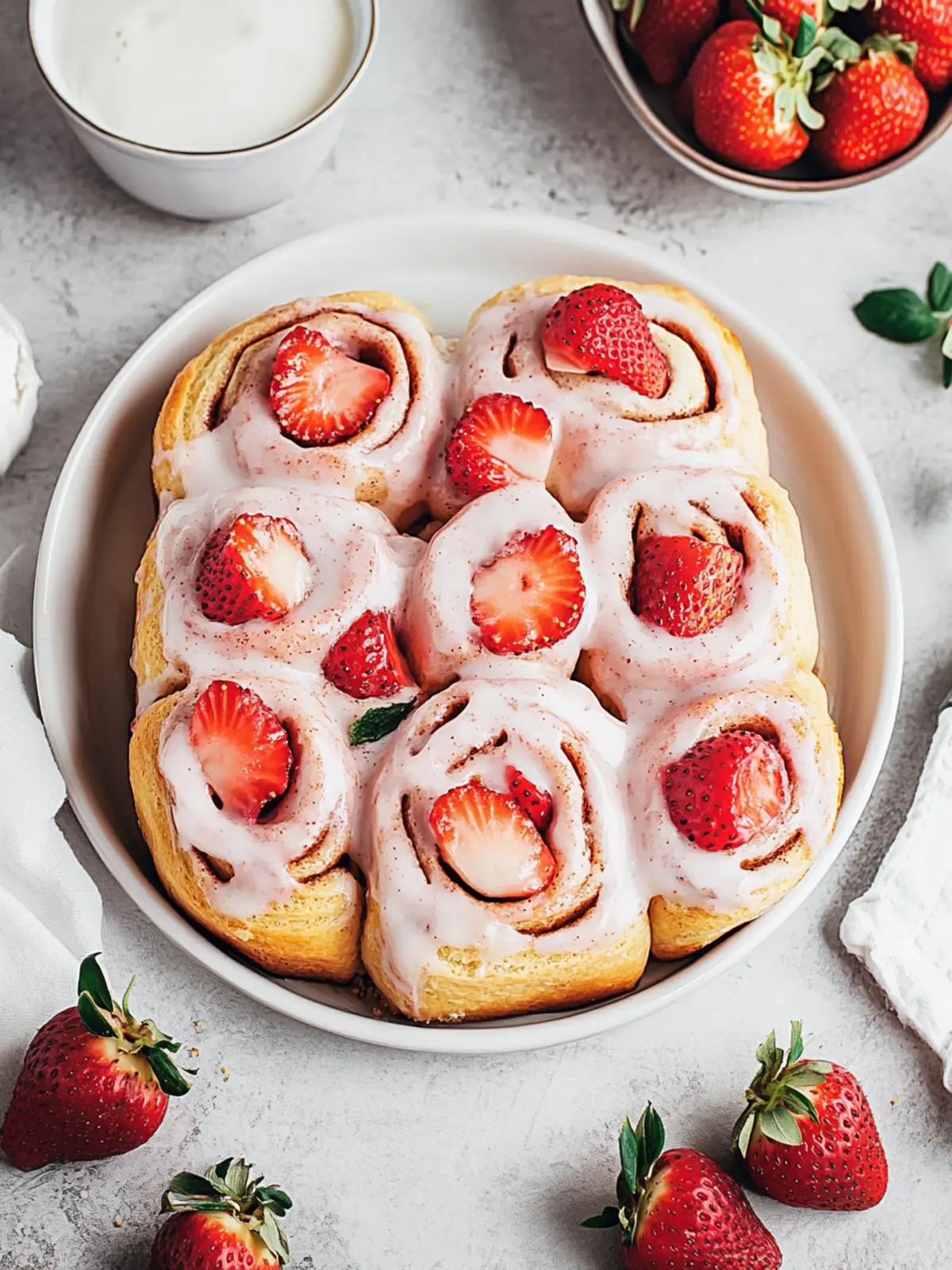 Irresistible Strawberry Cinnamon Rolls Everyone Will Love 3 Strawberry Cinnamon Rolls