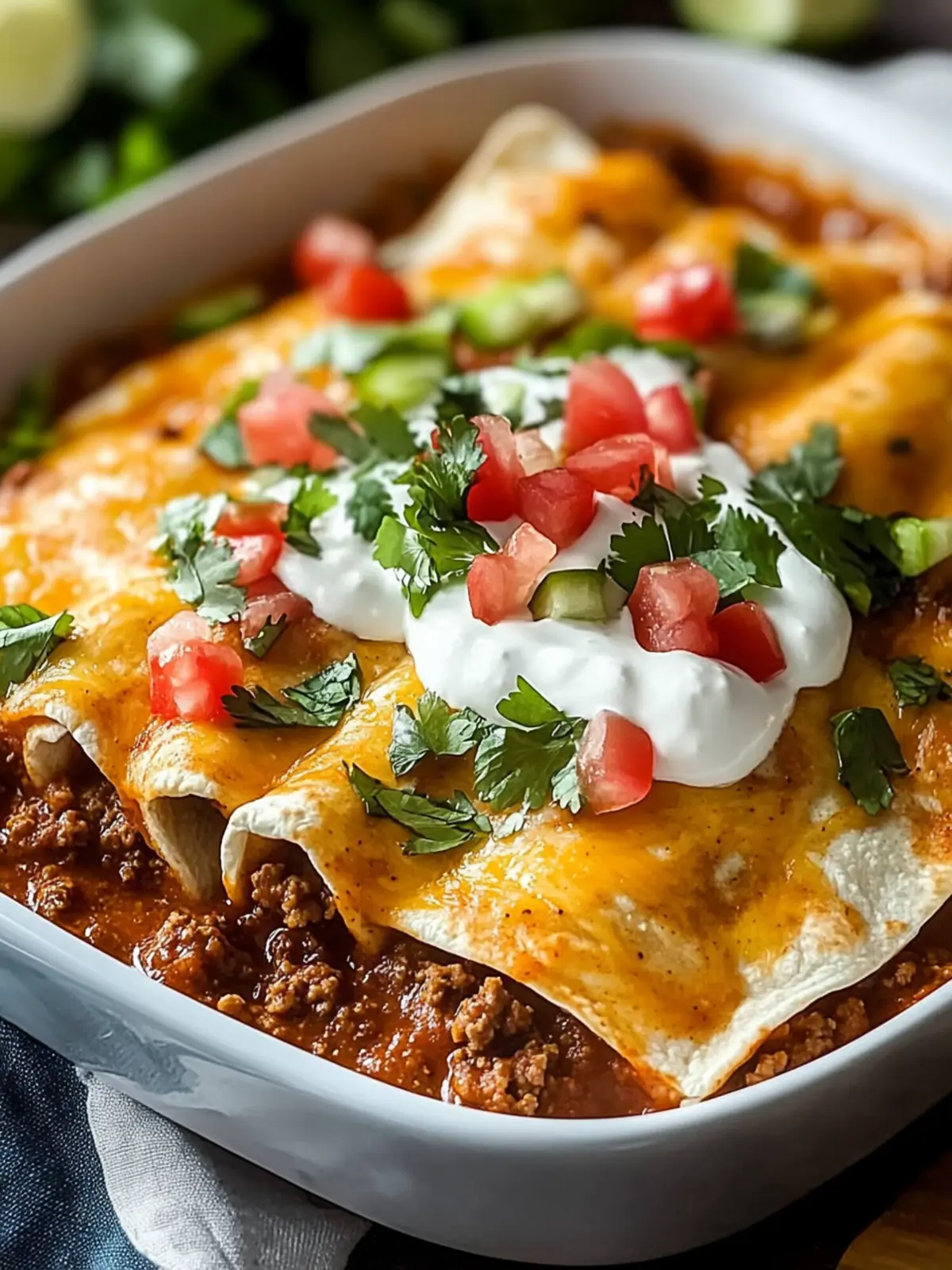 Savory Ground Beef Enchiladas for the Ultimate Cozy Night 3 Ground Beef Enchiladas