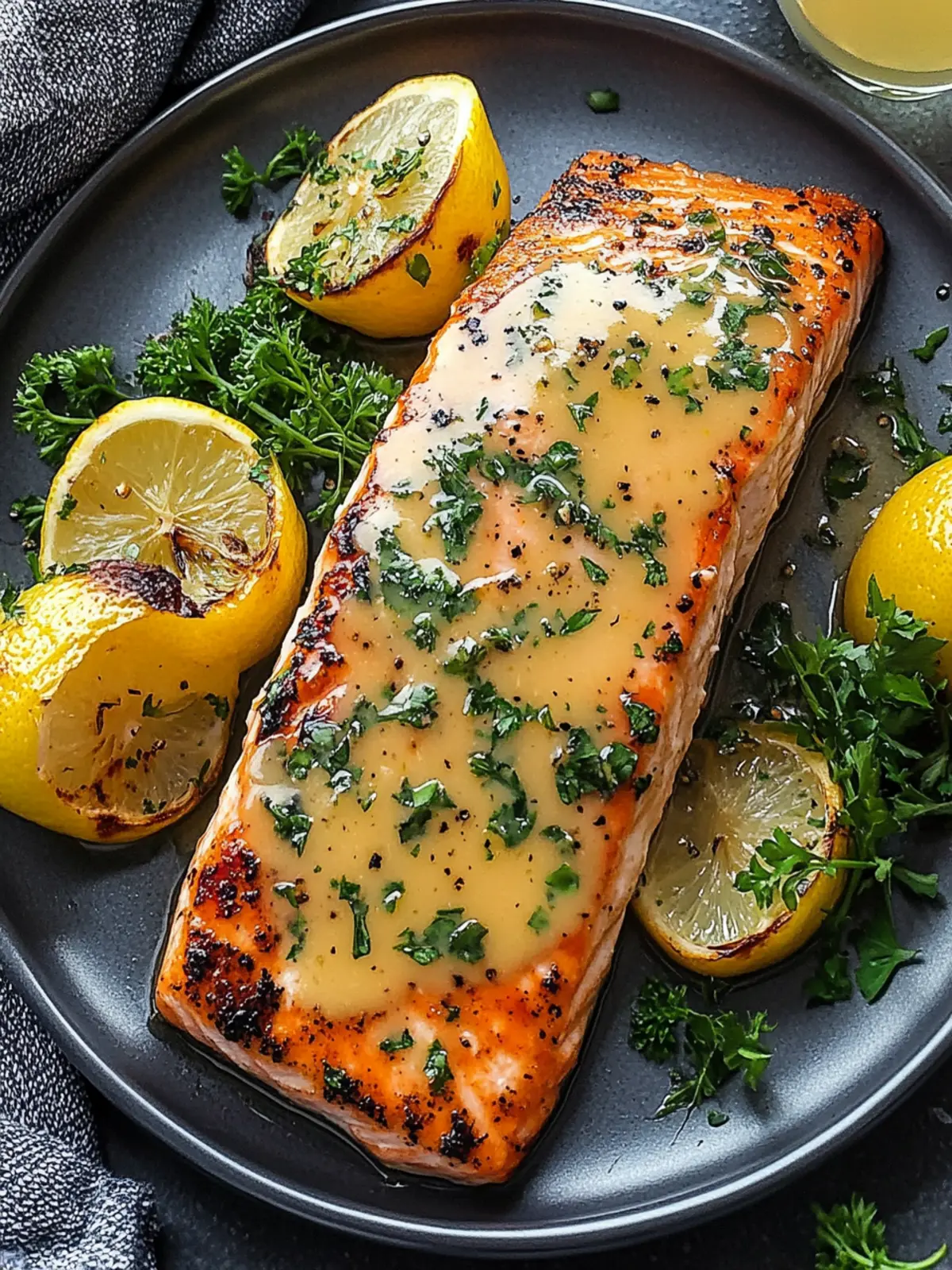 Lemon Butter Salmon: Quick, Crispy Potatoes & Broccoli Bliss 3 Lemon Butter Salmon