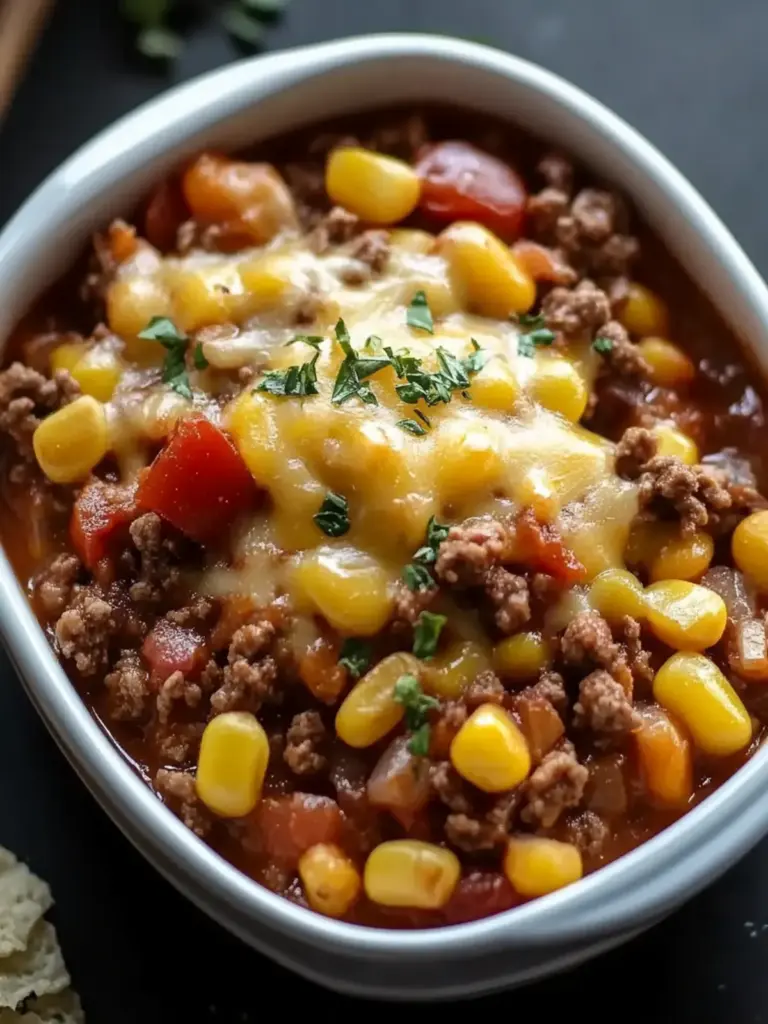 Easy Slow Cooker Cowboy Casserole