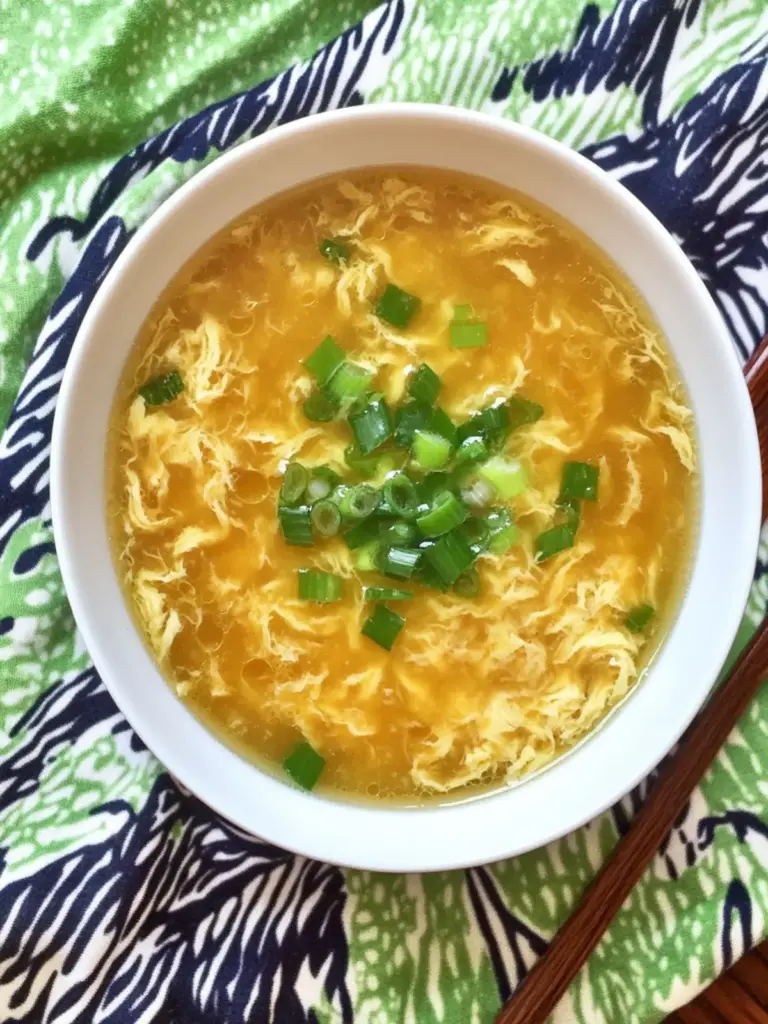 Homemade Egg Drop Soup