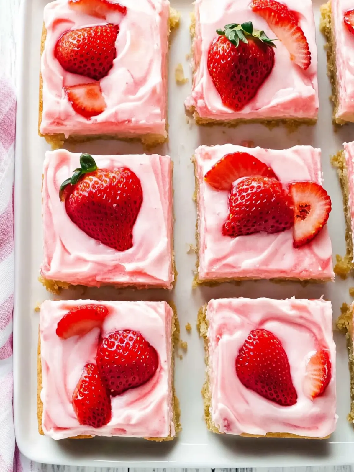 No-Bake Strawberry Cheesecake Bars That Wow Your Summer Parties 3 Strawberry Cheesecake Bars