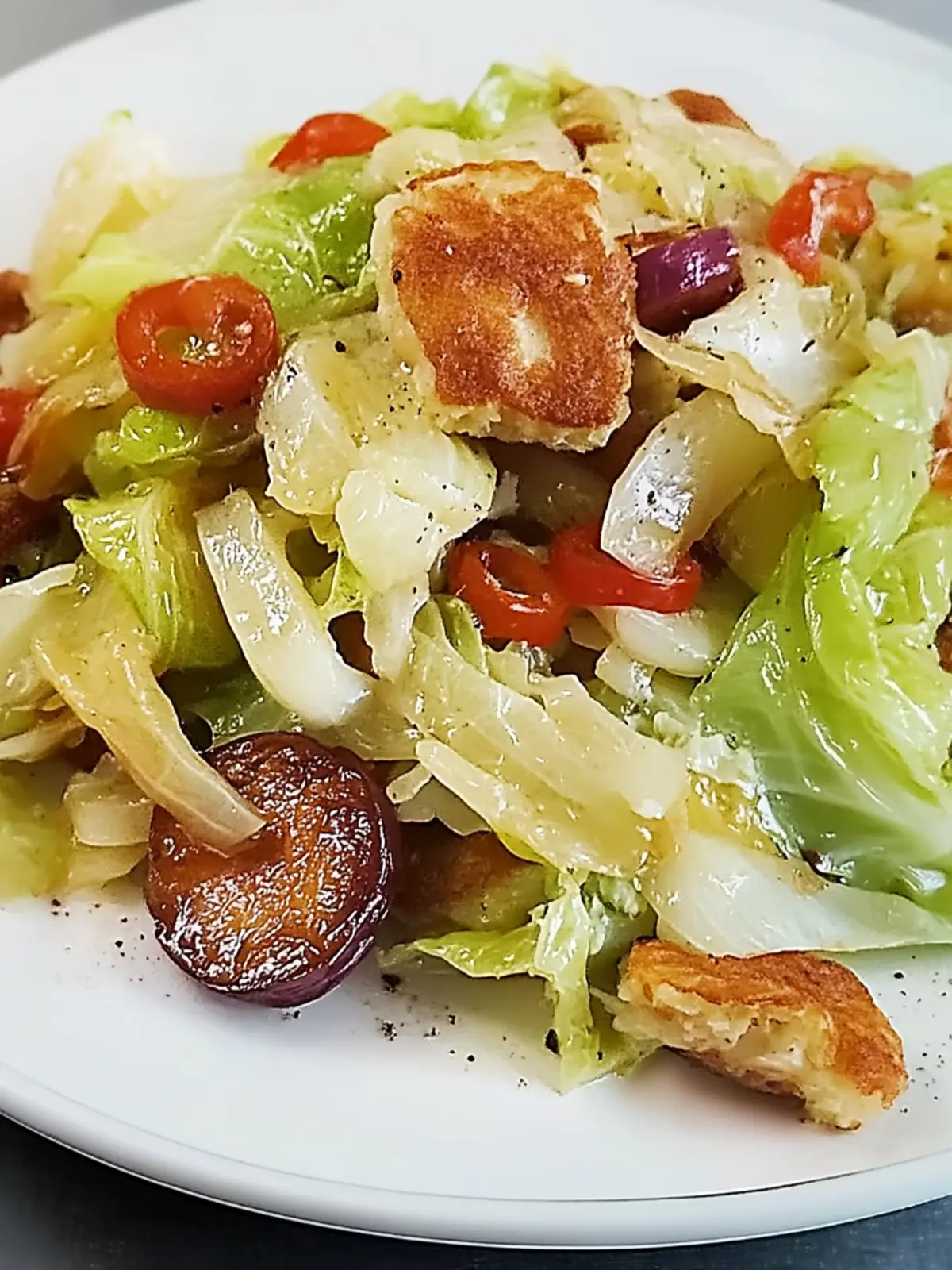 Savory Southern Fried Cabbage with Bacon for Ultimate Comfort 2 Southern Fried Cabbage