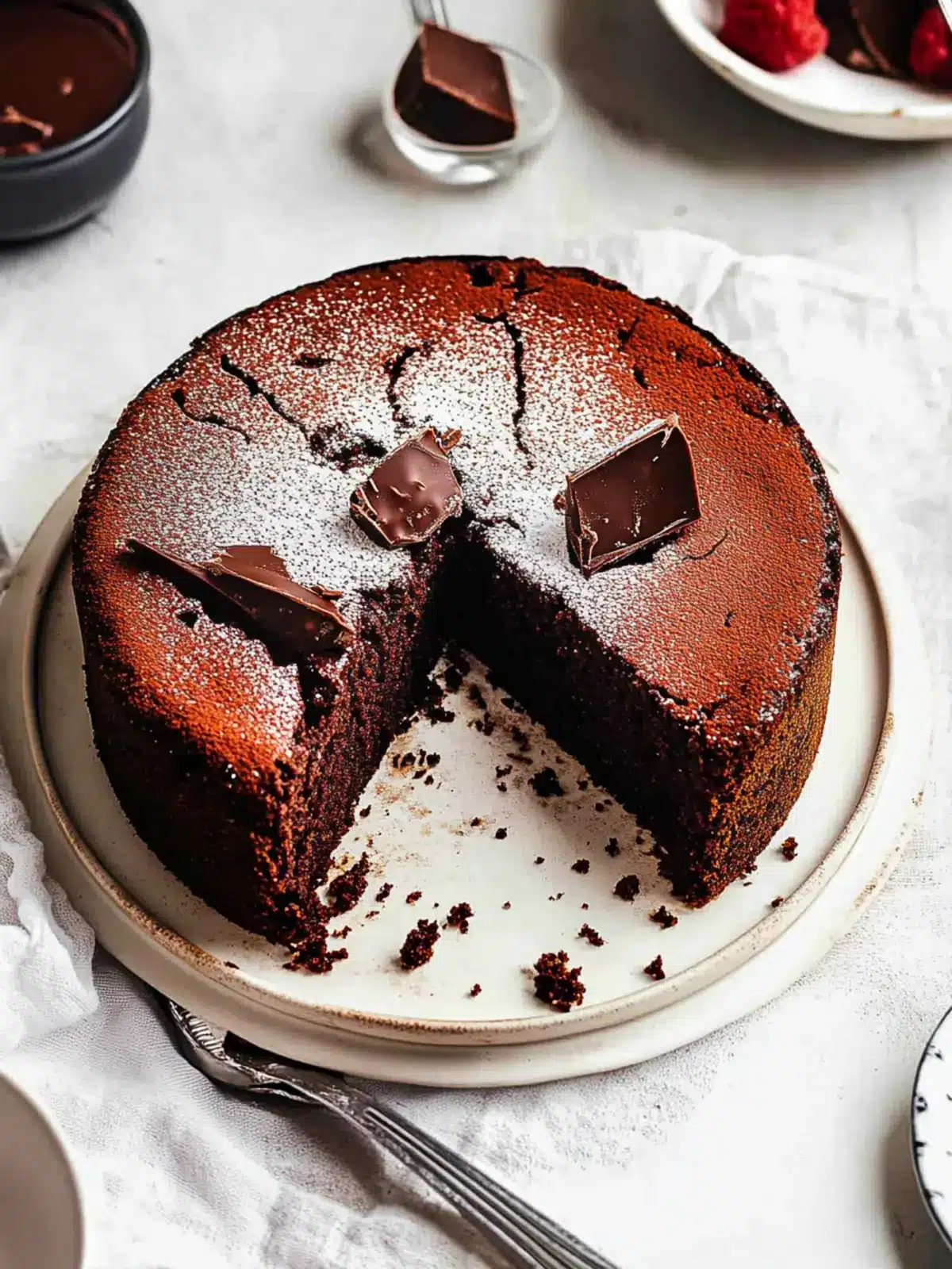 Decadent Torta Caprese: Your Gluten-Free Chocolate Dream 2 Torta Caprese (Italian Chocolate Torte)