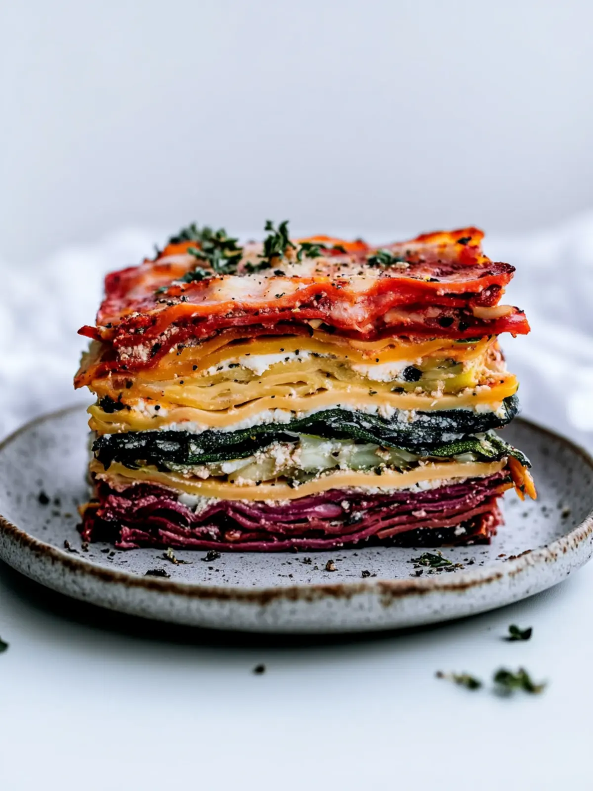 Vegetable Packed ‘Rainbow’ Lasagne: A Colorful Comfort Dish 4 Vegetable Packed ‘Rainbow’ Lasagne
