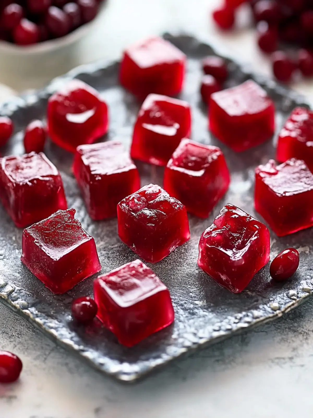 Sweet Cranberry Pomegranate Caramels: No-Thermometer Holiday Treats 3 Sweet Cranberry Pomegranate Caramels
