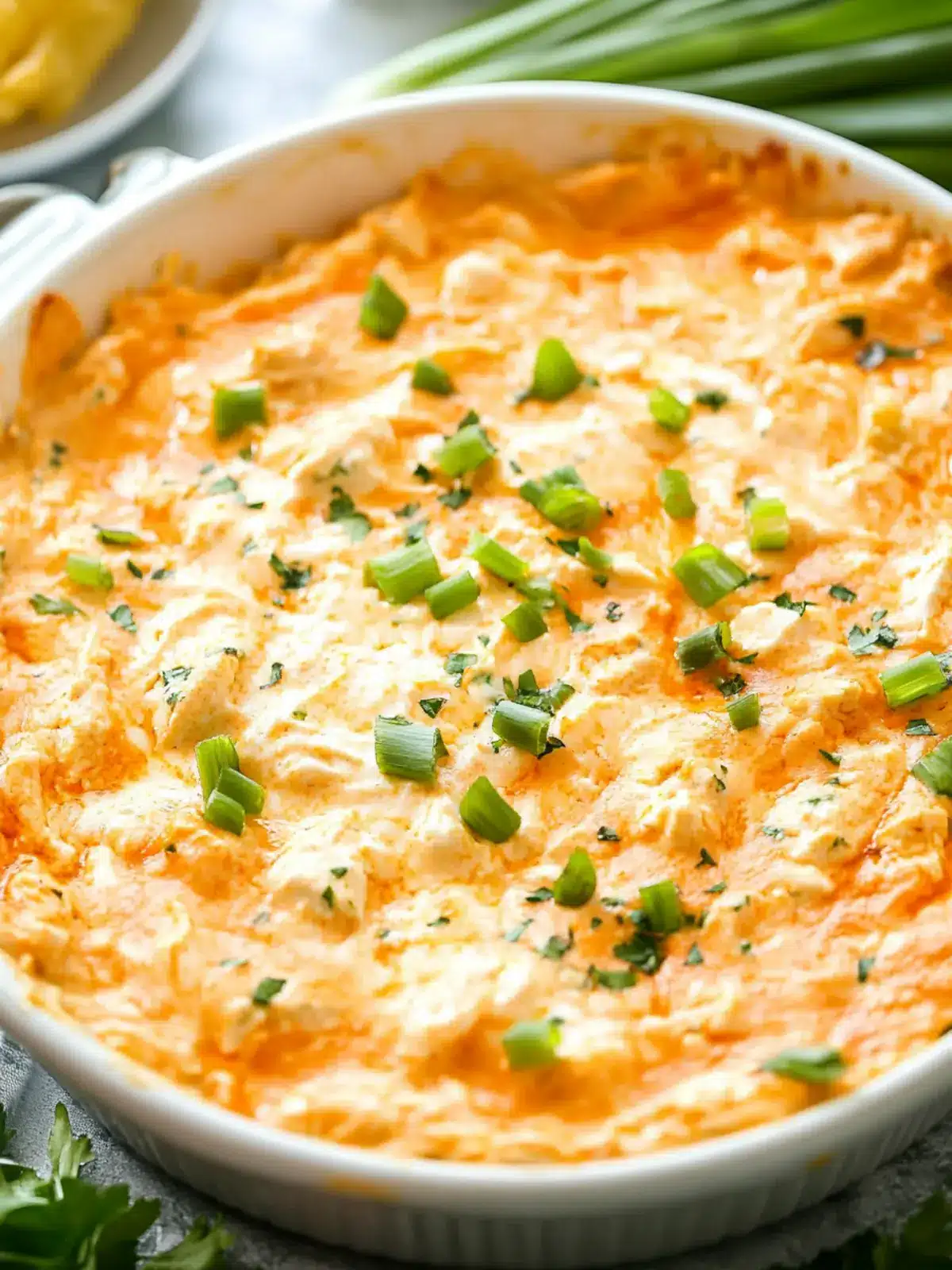 Greek Yogurt Buffalo Chicken Dip