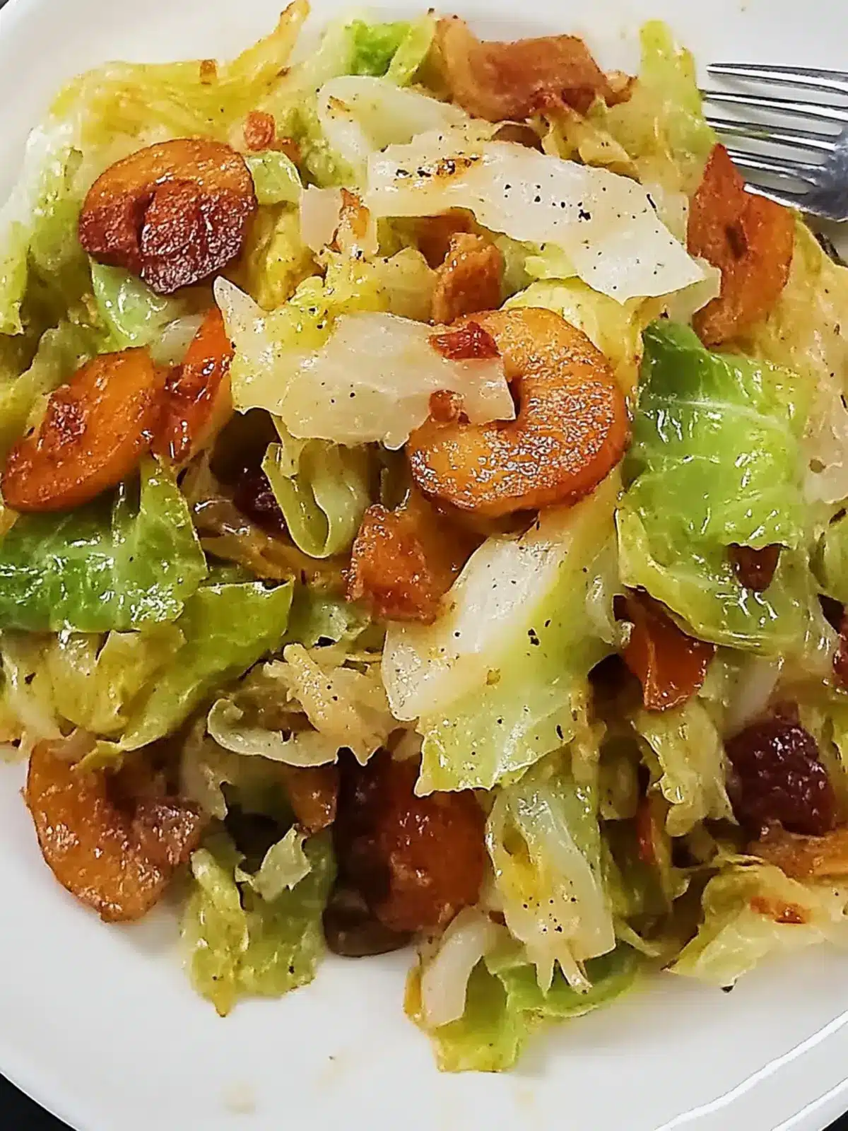 Savory Southern Fried Cabbage with Bacon for Ultimate Comfort 4 Southern Fried Cabbage