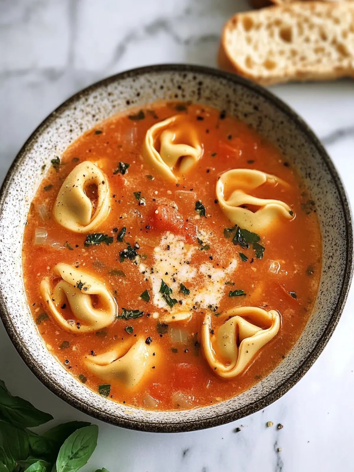 Creamy Tomato Tortellini Soup to Warm Your Soul 2 Tomato Tortellini Soup