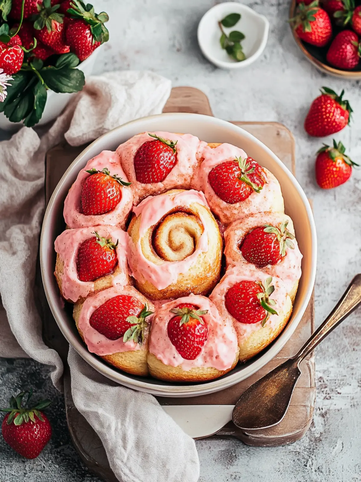 Irresistible Strawberry Cinnamon Rolls Everyone Will Love 2 Strawberry Cinnamon Rolls