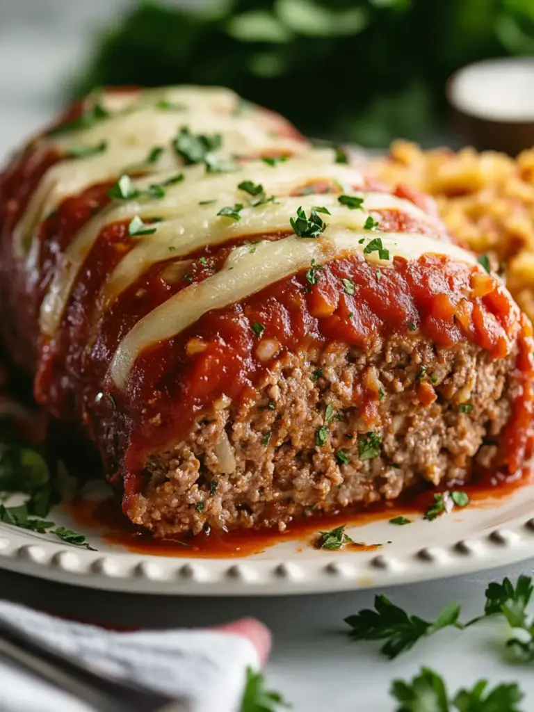 Stuffed Italian Meatloaf