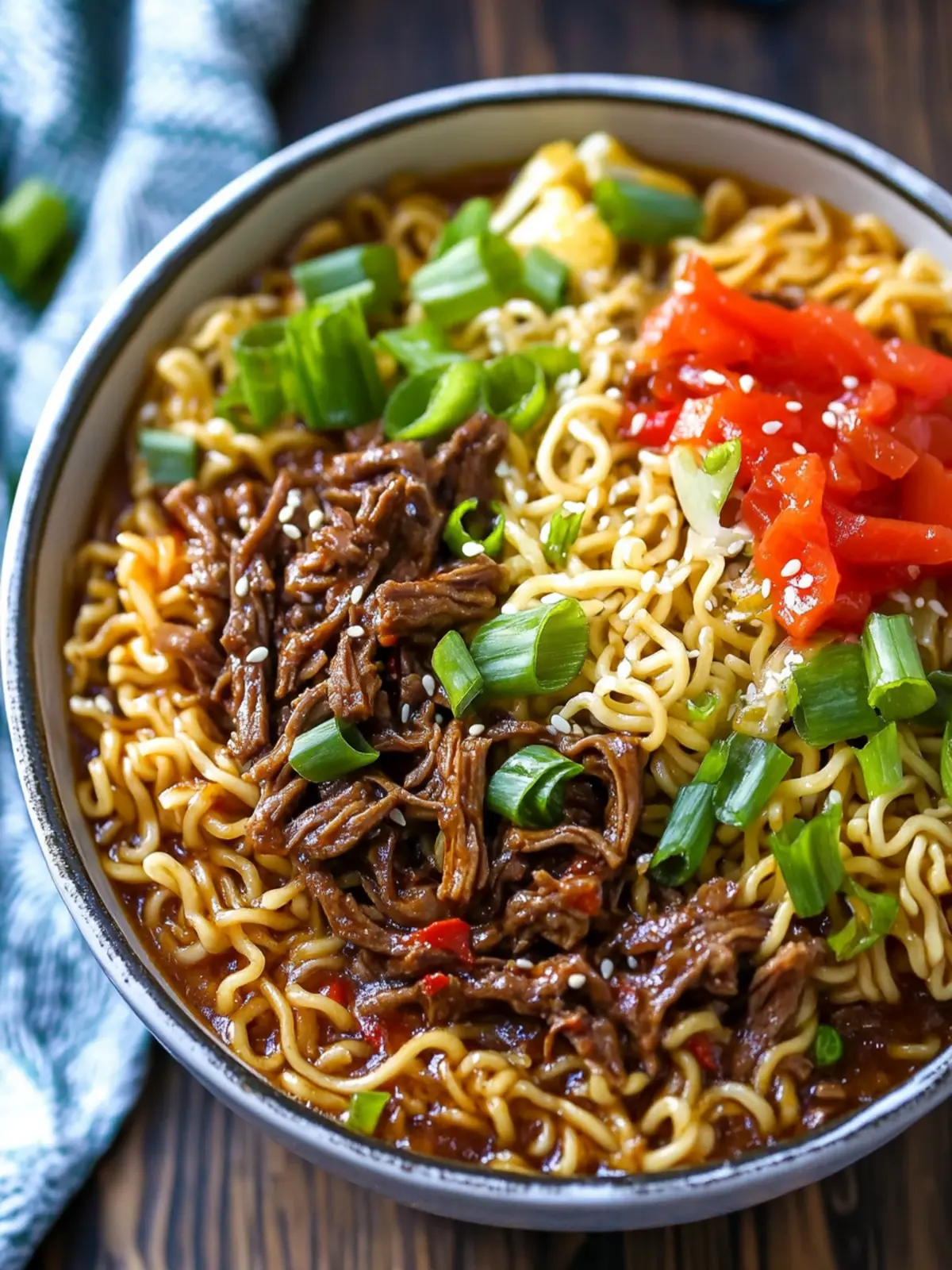 Savory Slow Cooker Beef Ramen Noodles for Busy Nights 2 Slow Cooker Beef Ramen Noodles