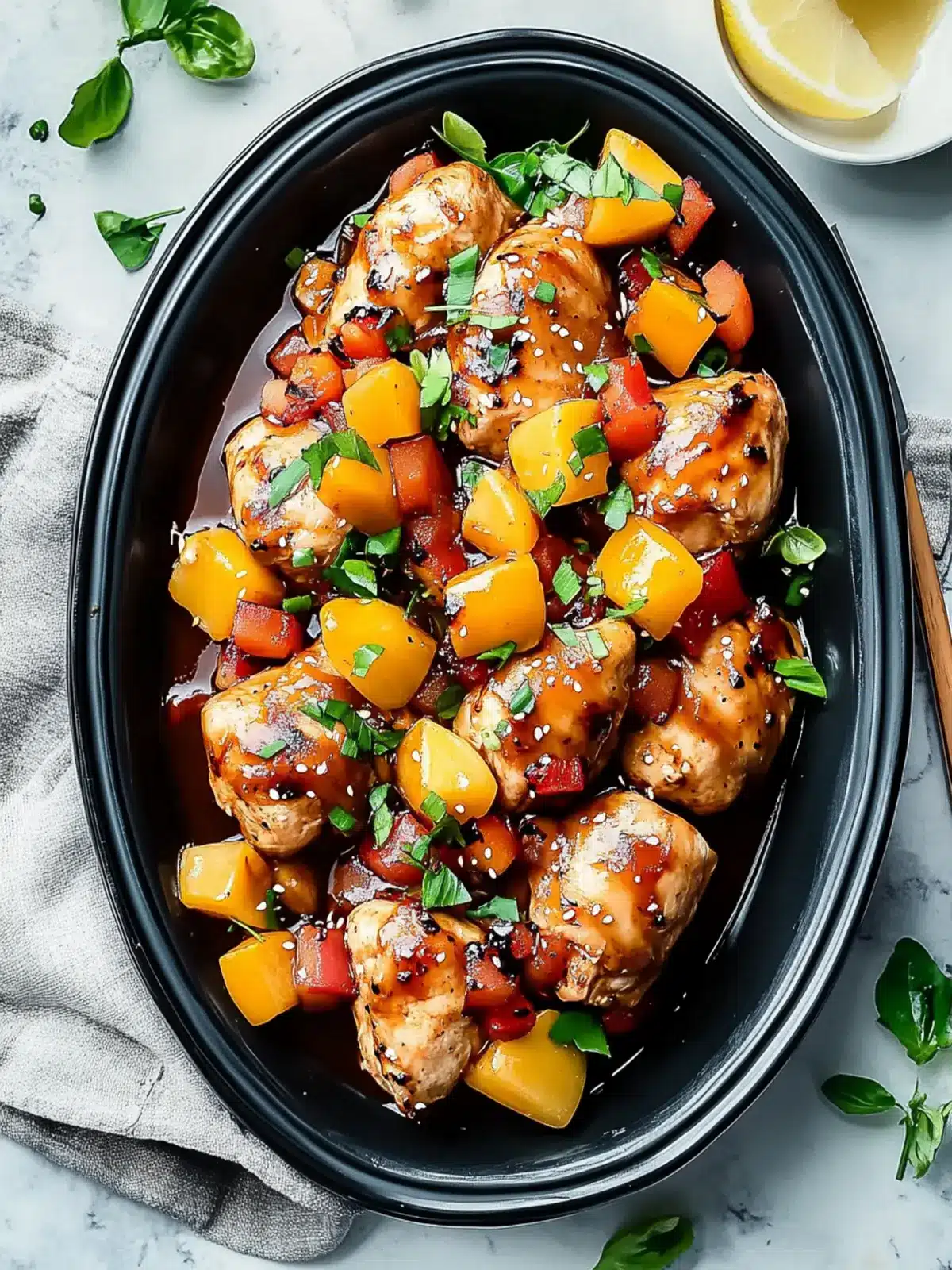 Sweet Hawaiian Crockpot Chicken for Effortless Tropical Evenings 2 Sweet Hawaiian Crockpot Chicken