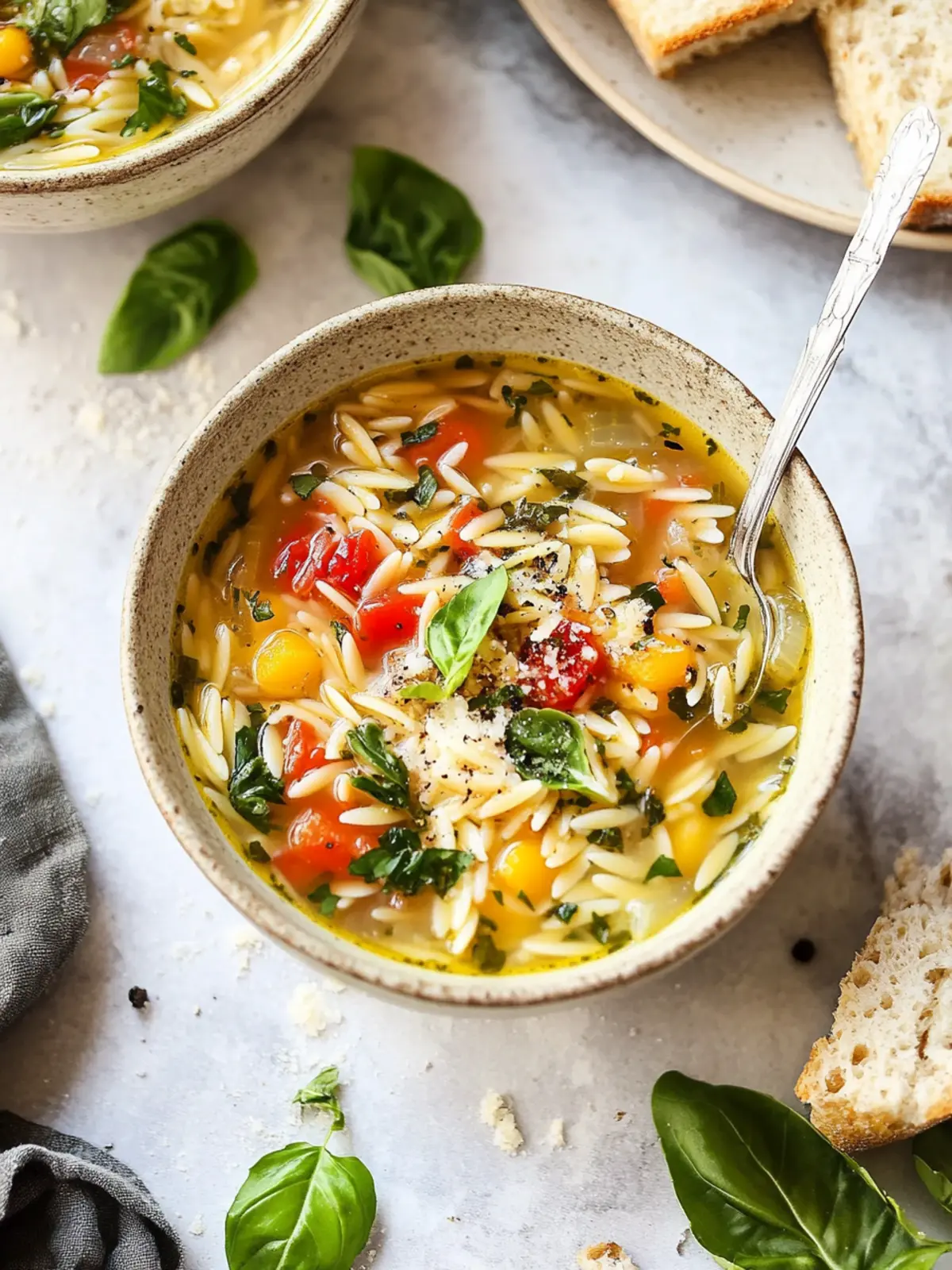 Cozy Up with Mediterranean Orzo Soup: A Flavorful Delight 3 Mediterranean Orzo Soup