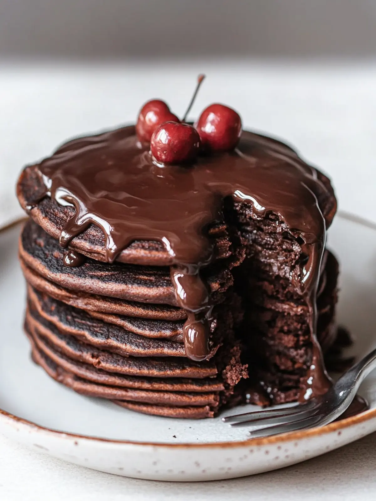 Fluffy Chocolate Pancakes That Feel Like a Sweet Hug 3 Chocolate Pancakes